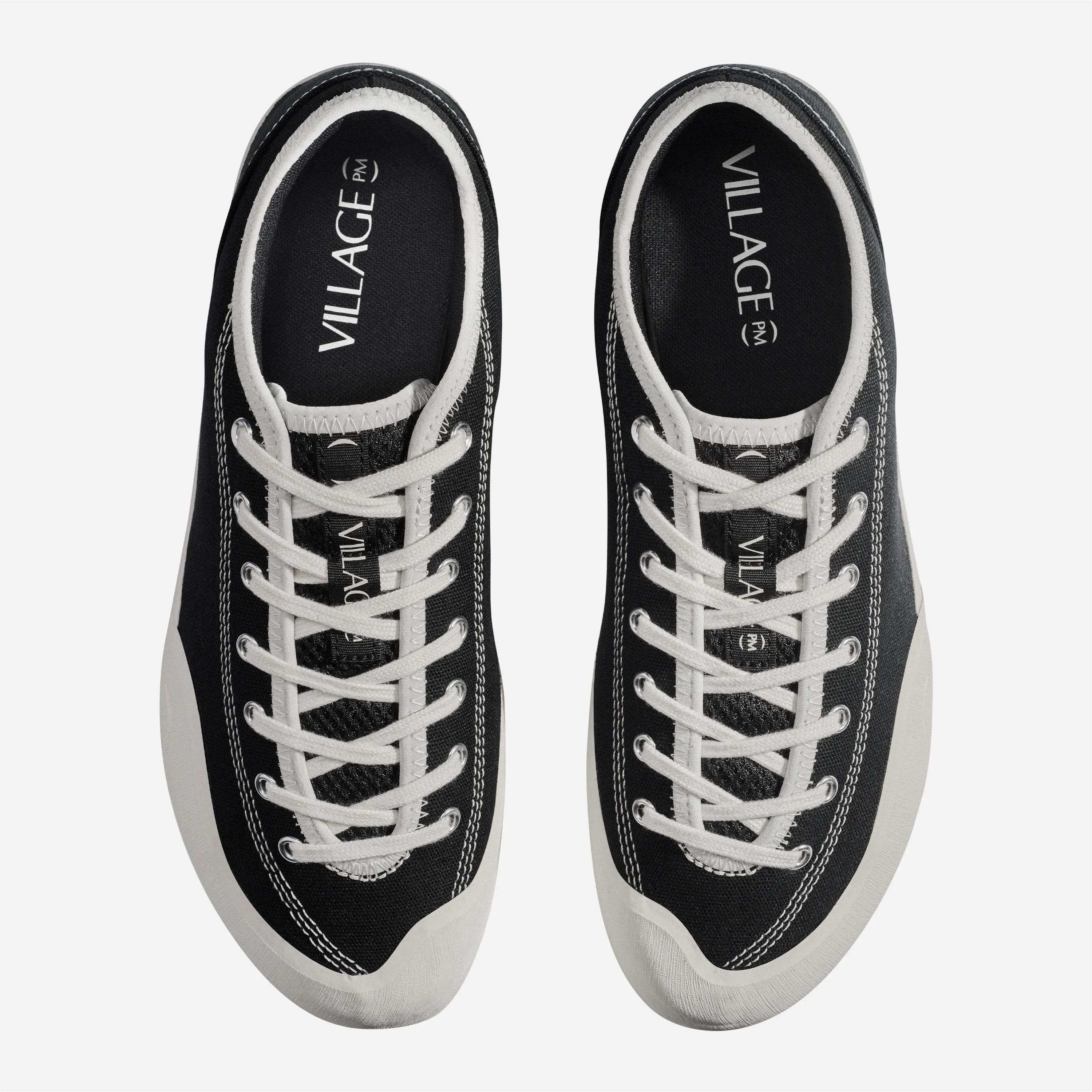 Chaussures Village PM - 1.30PM Canvas Black / Whisper White