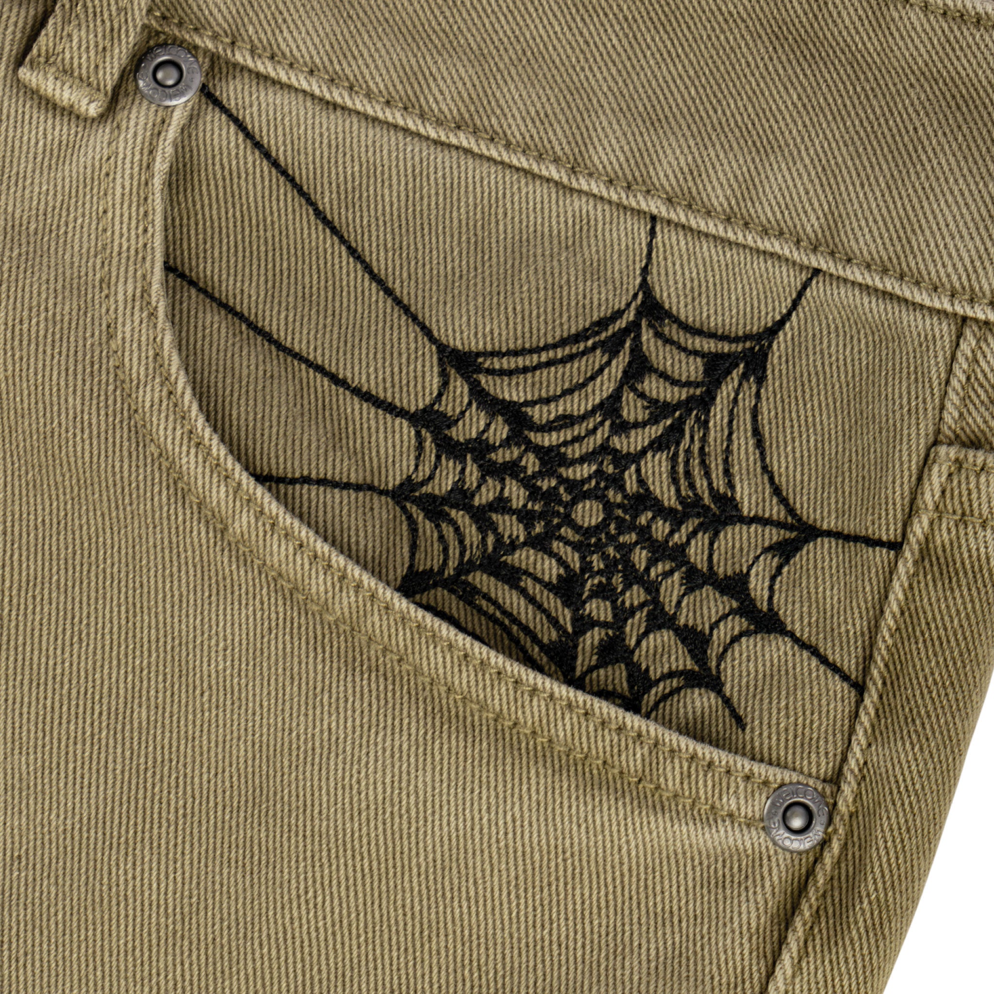 Welcome - Chasm Baggy Denim Jort - Cedar