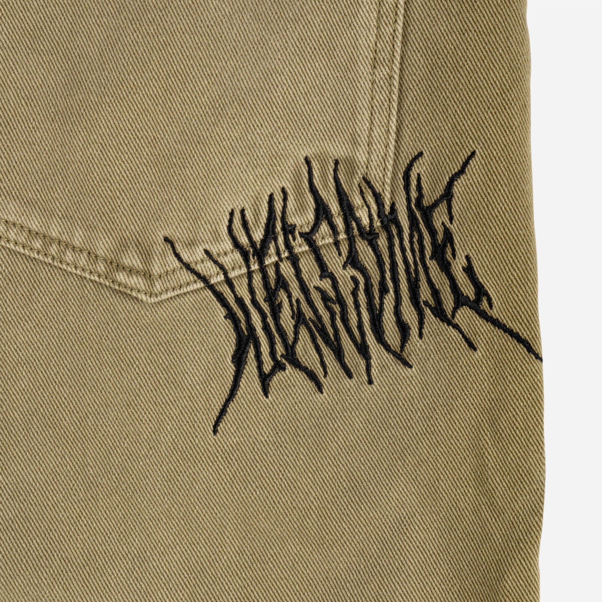 Welcome - Chasm Baggy Denim Jort - Cedar