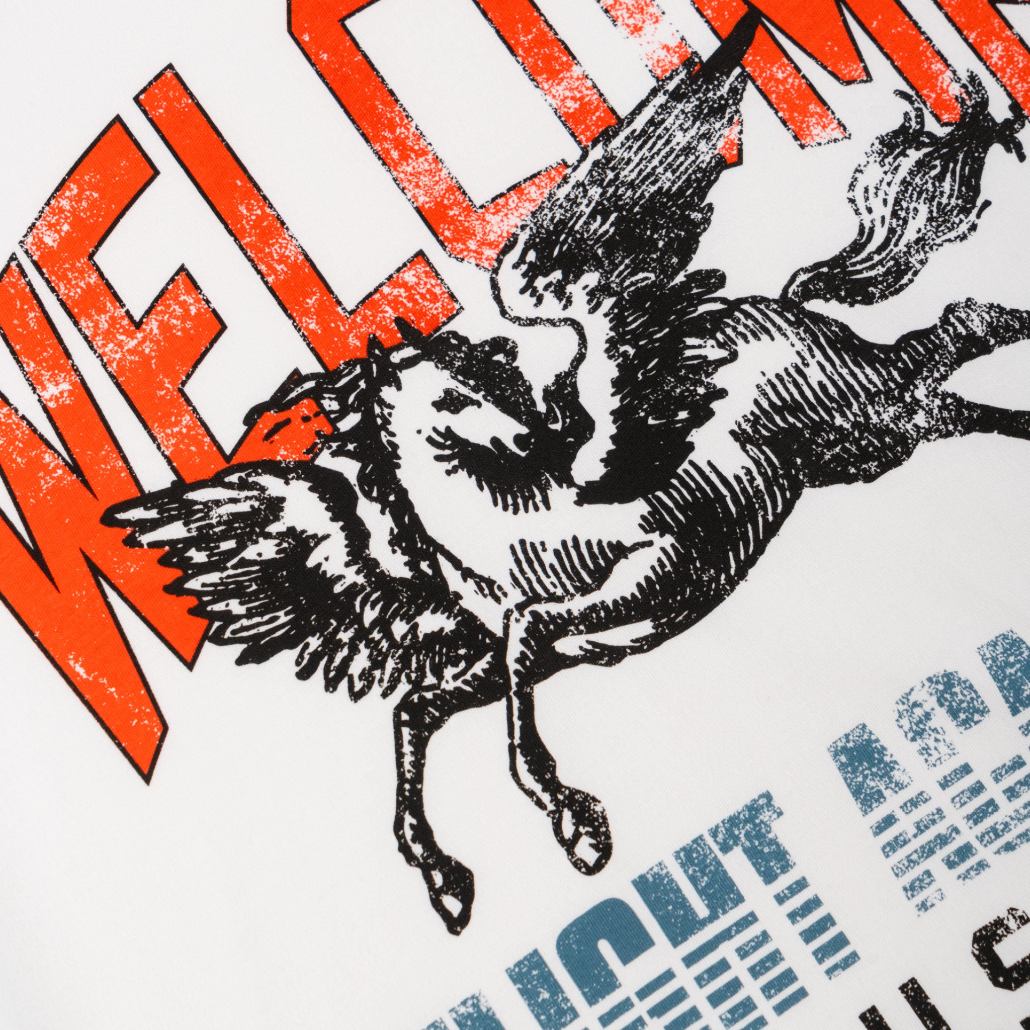 Welcome - Pegasus Tee - White