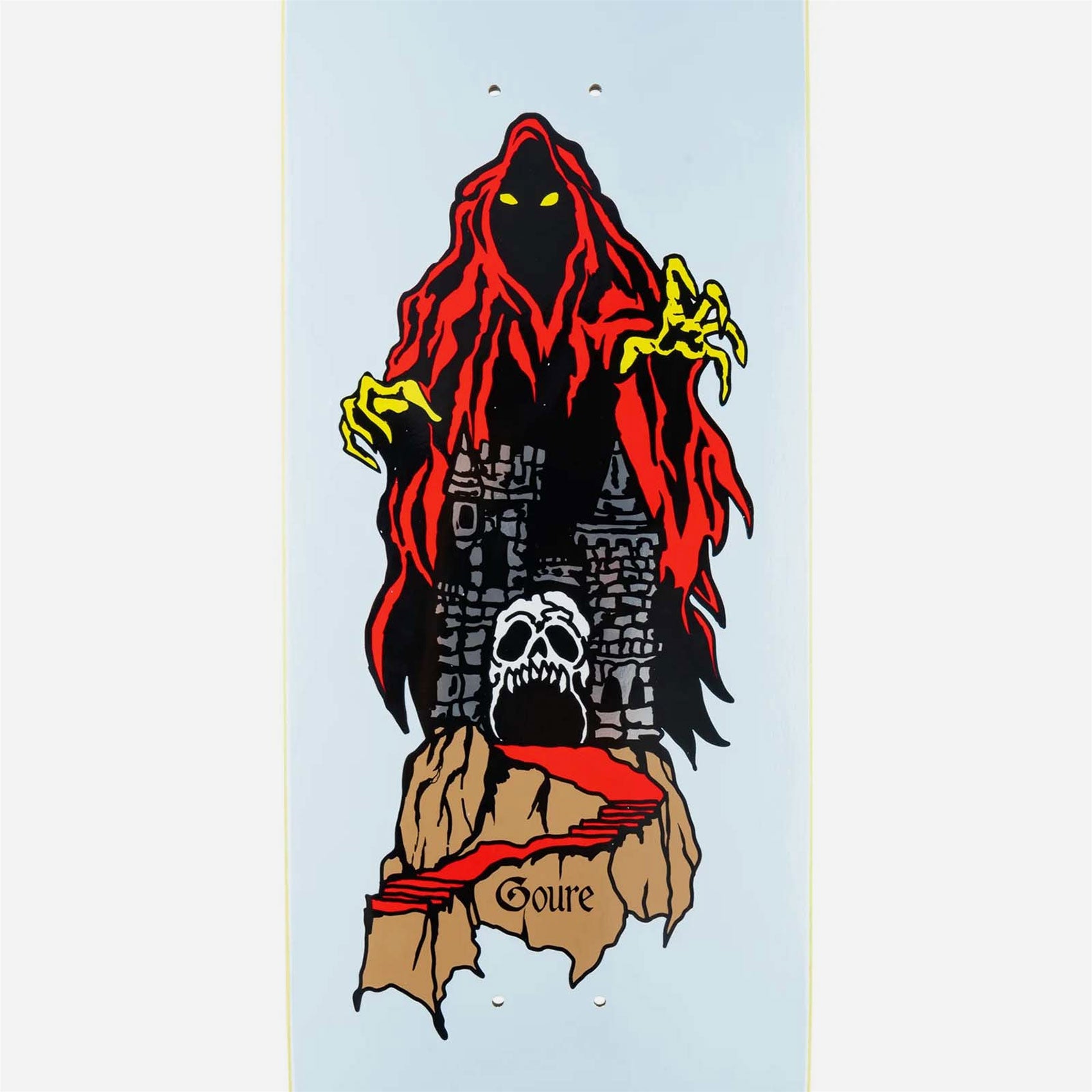 Welcome - Castle On Moontrimmer 2.0 Aaron Goure Pro Skateboard Deck - Baby Blue