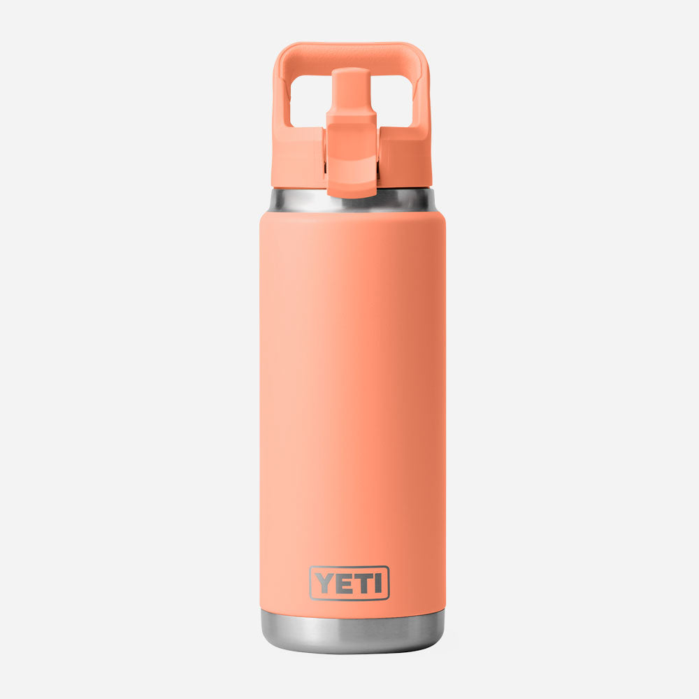 Yeti - Ramber Bottle 26oz Straw Cork - Lowcountry Peach