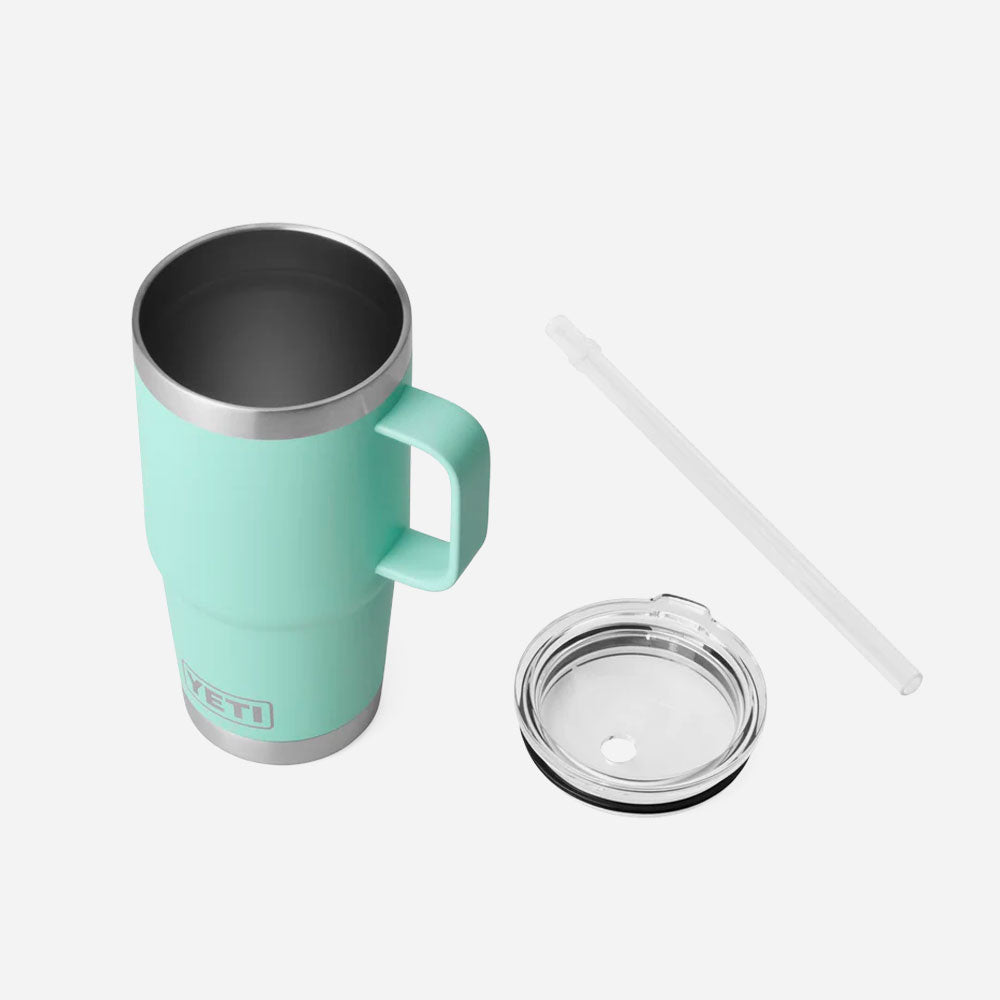 Yeti - Mug Rambler 25 Oz (710 ml) with straw lid - Seafoam