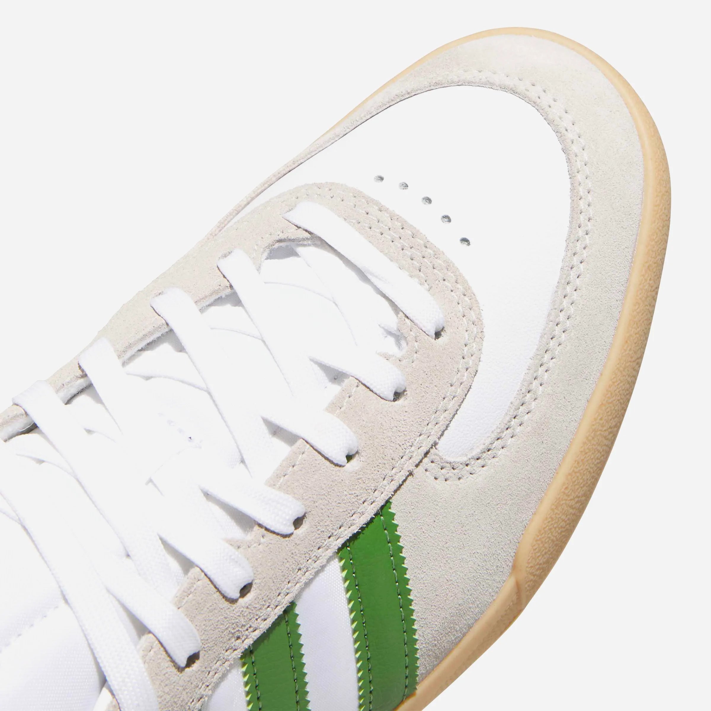 Adidas Skateboarding Glenburn White Green Gum Sole