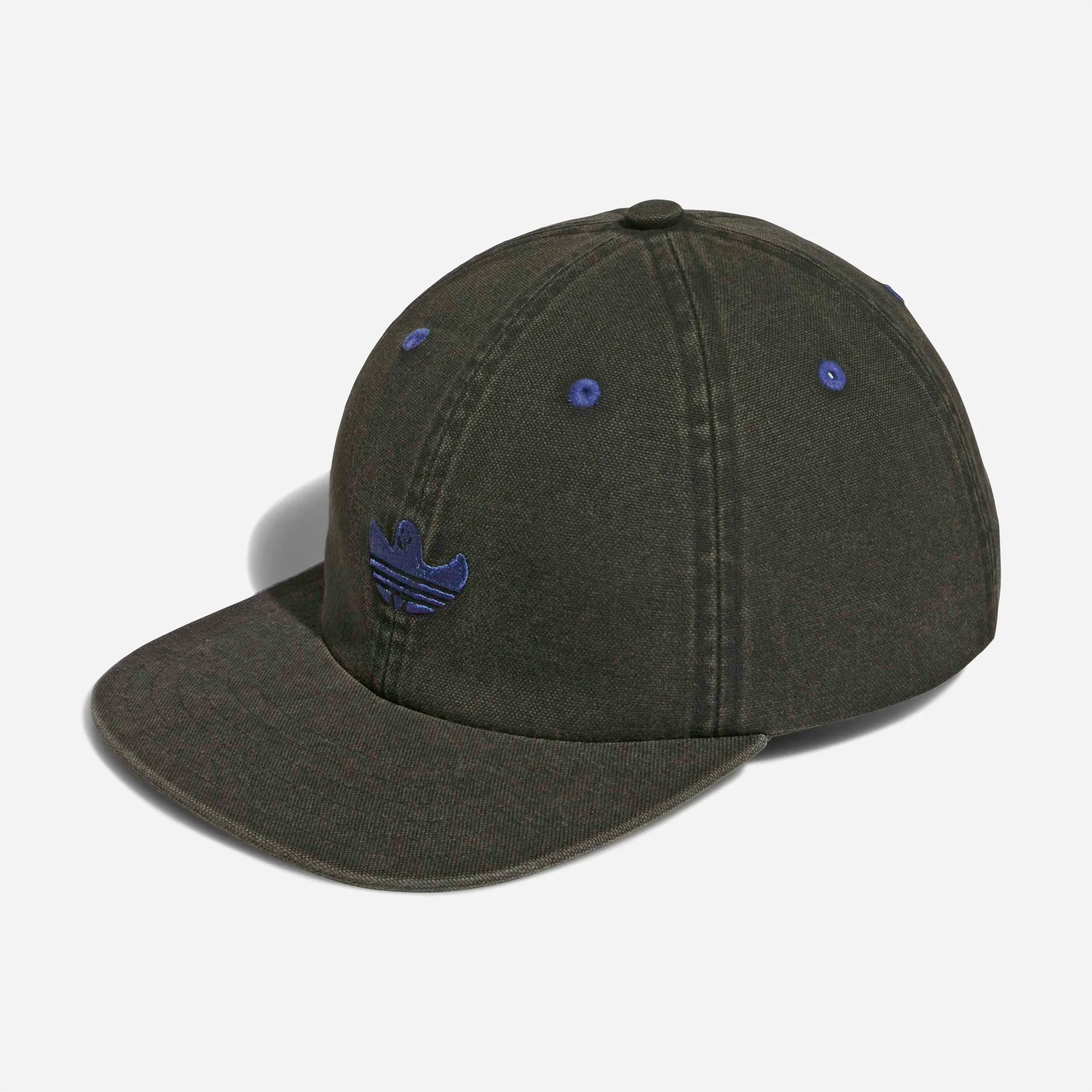 Adidas Skateboarding Mark Gonzales black snapback cap with embroidered trefoil logo