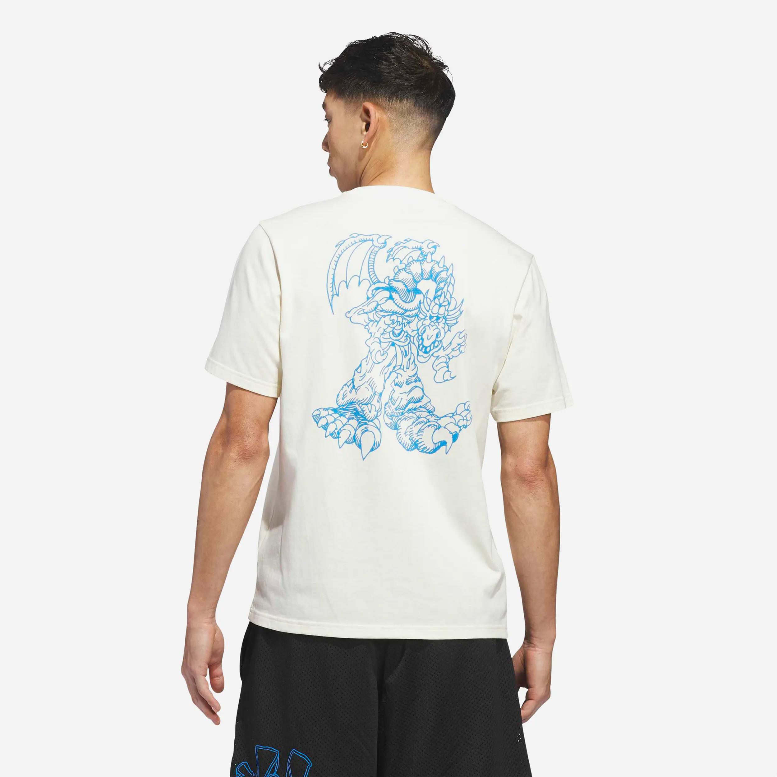 Adidas Skateboarding x Kogancult - Dragon Tee Cream White