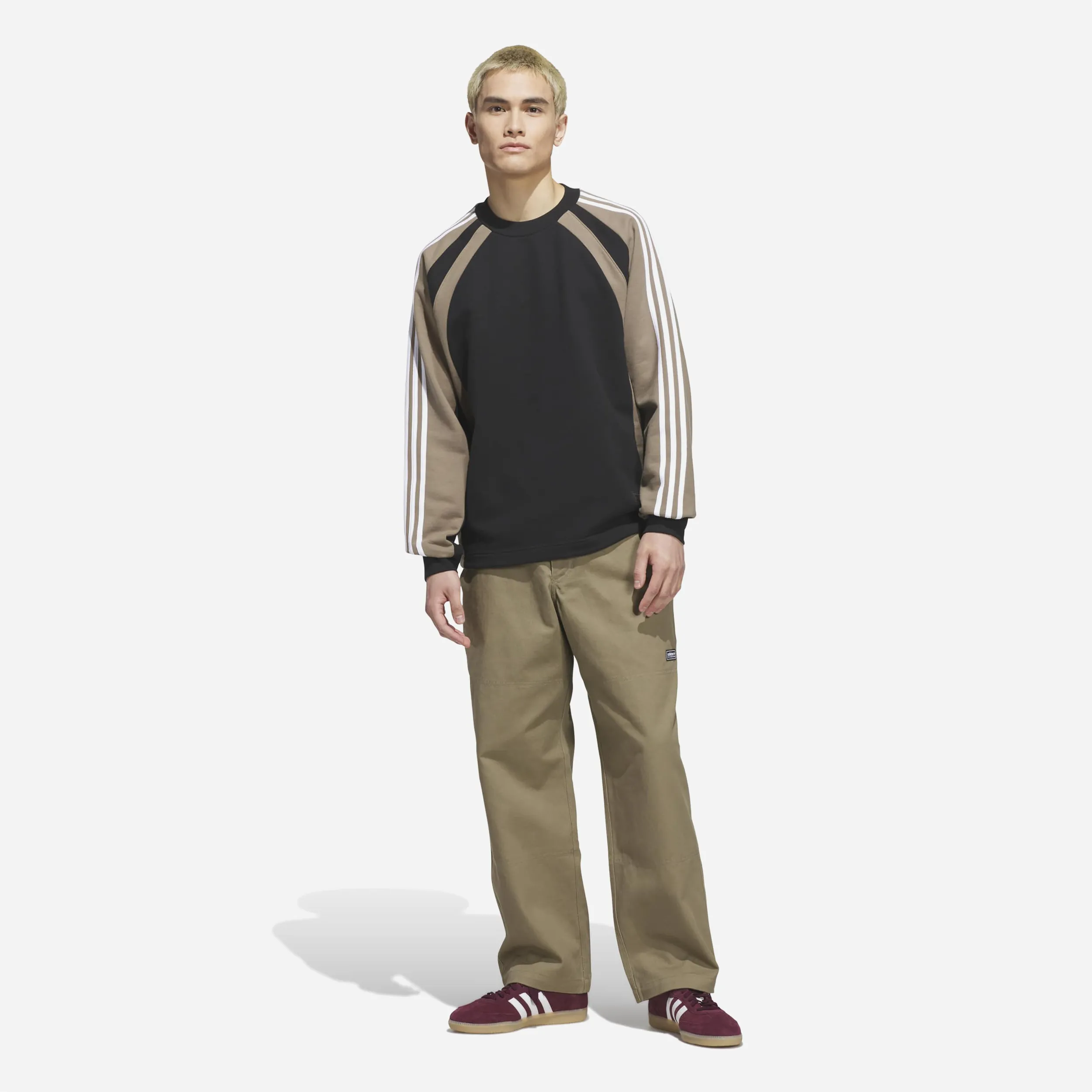 Sweat Adidas Skateboarding FS Crewneck Black Khaki