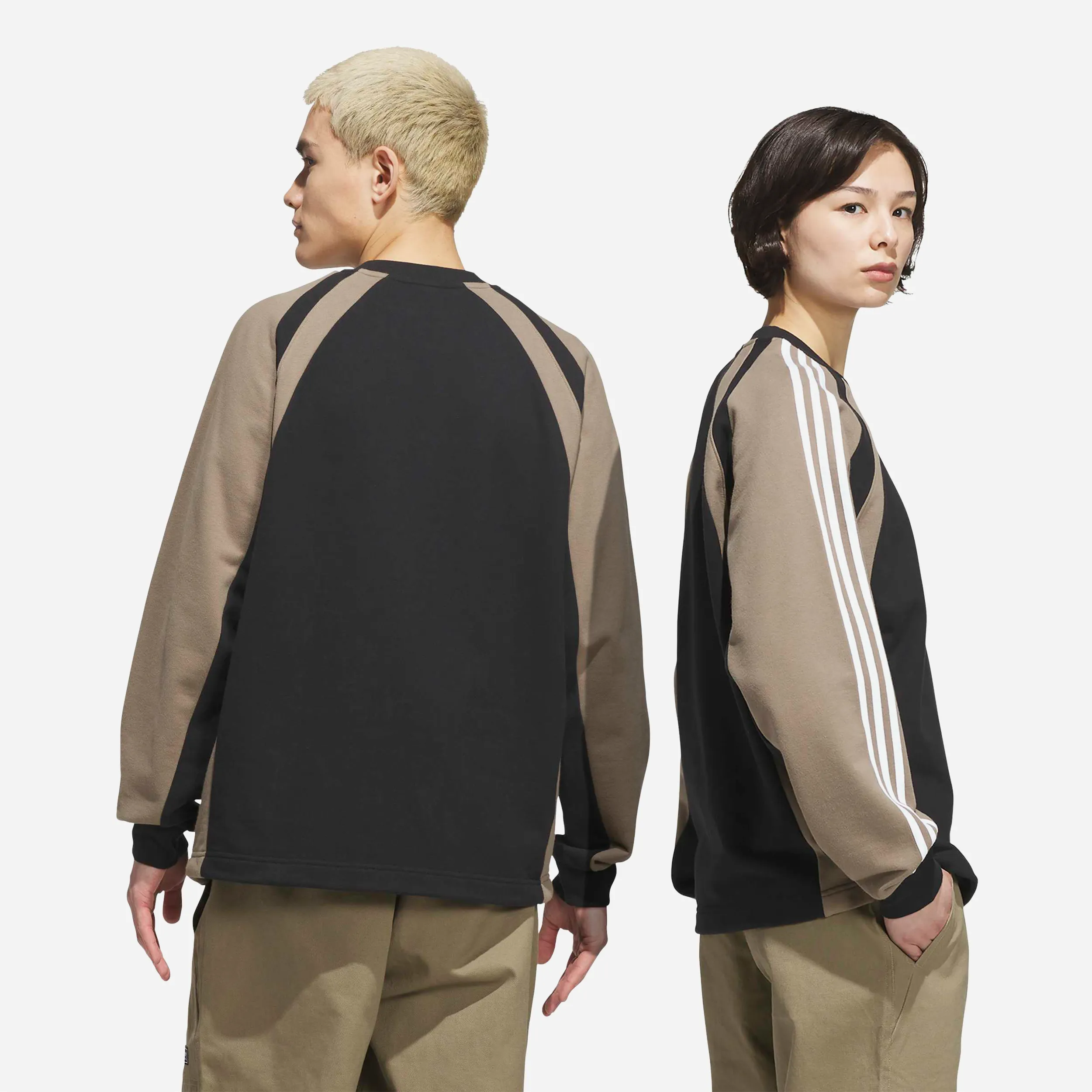Sweat Adidas Skateboarding FS Crewneck Black Khaki
