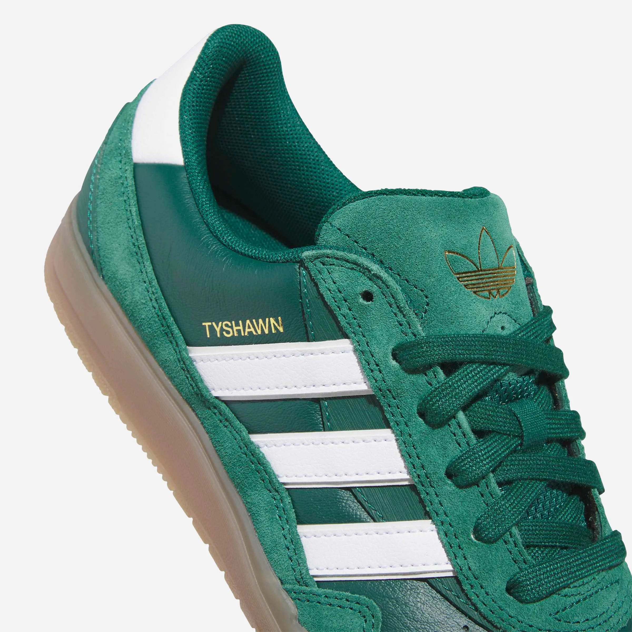 Adidas Skateboarding Tyshawn II Collegiate Green White gum