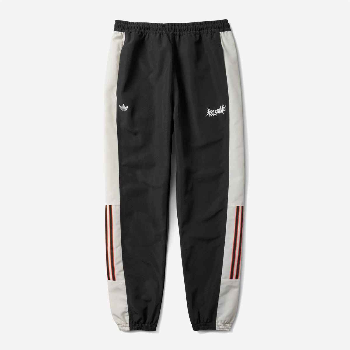 Pantalon de survêtement Adidas Skateboarding x Welcome Gatsele noir, vue de face