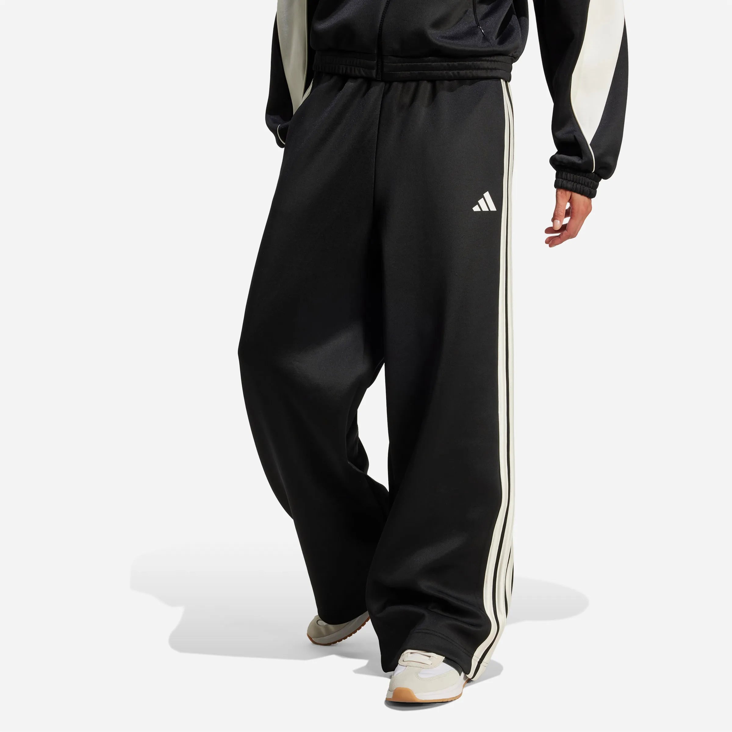 Adidas Stadium 3-Stripes Track Pant Black Off White