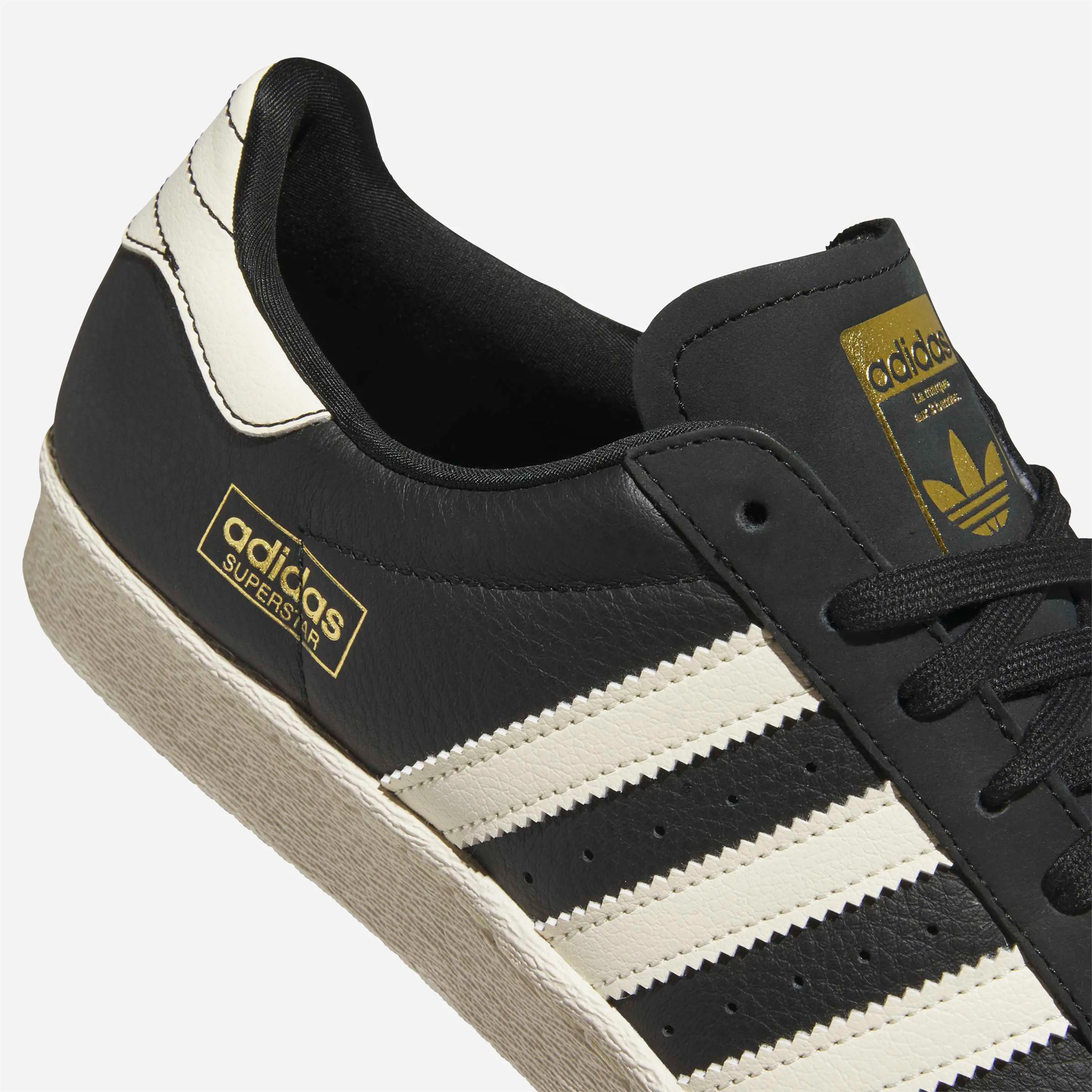 Adidas Superstar 80 ADV Core Black Cream White Gold Metallic