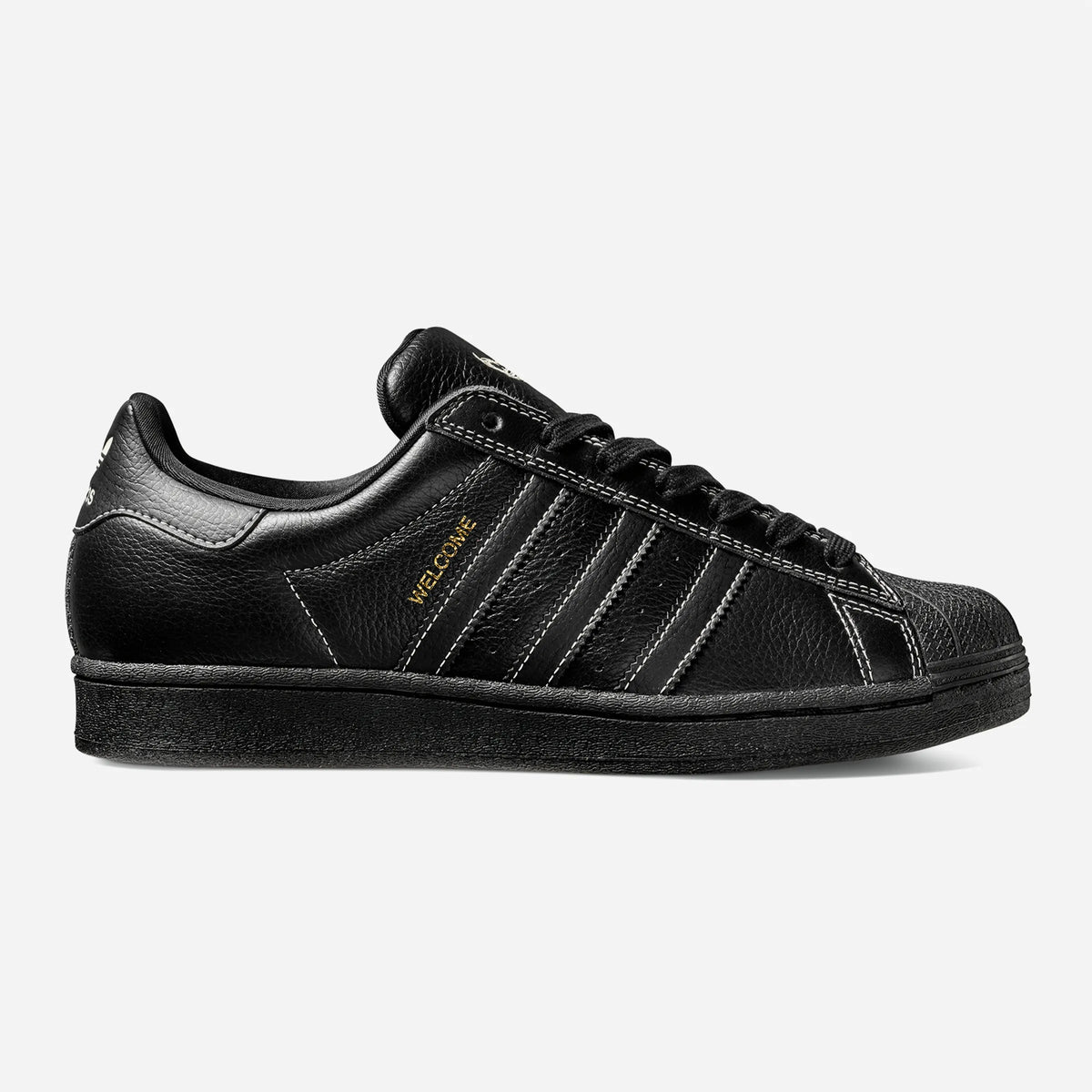 Adidas x Welcome Skateboard Superstar ADV Black Black White