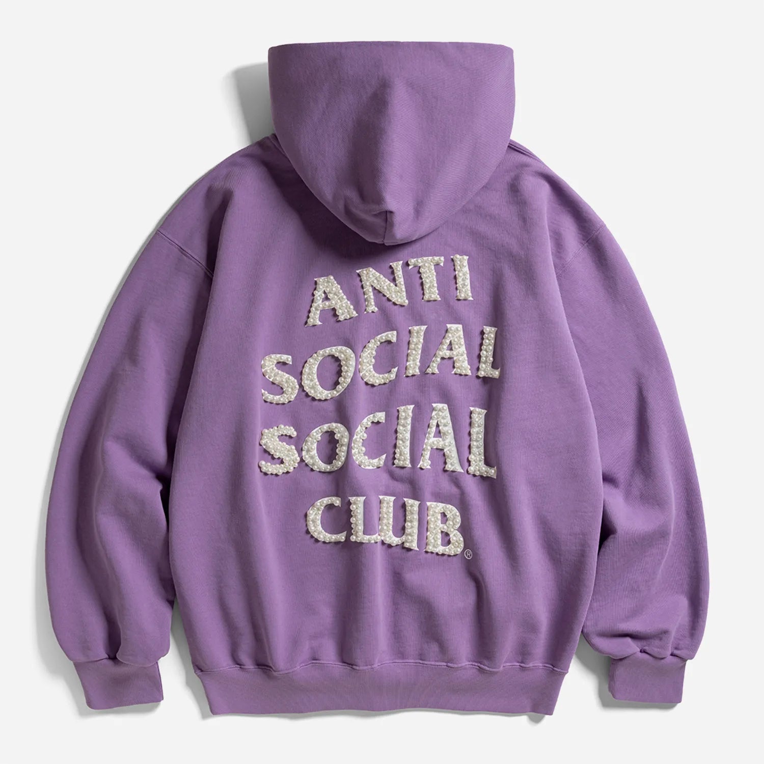 Anti Social Social Club Clutching Pearls Hoodie Washed Purple