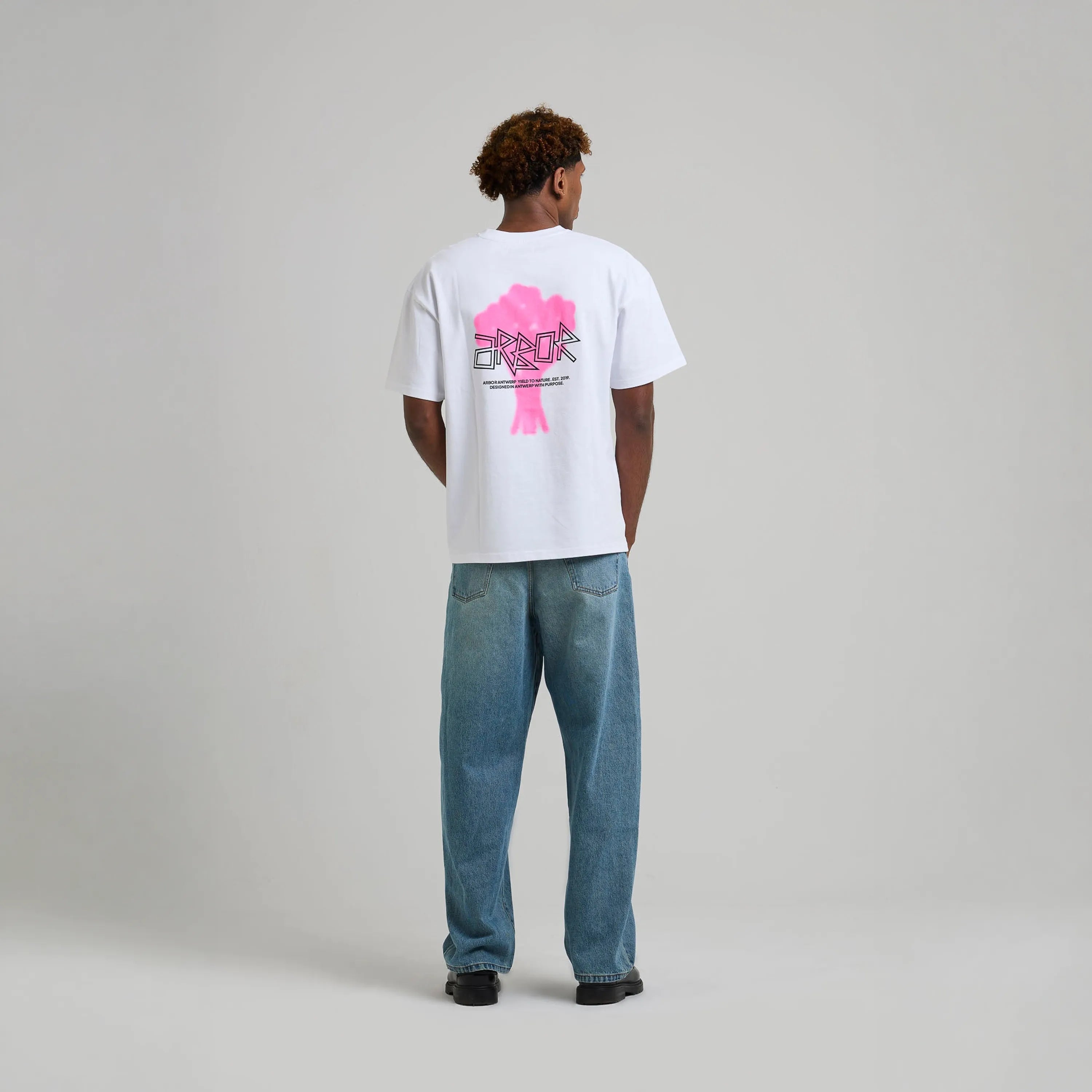 T-shirt Arbor Antwerp Floral Bouquet Pink