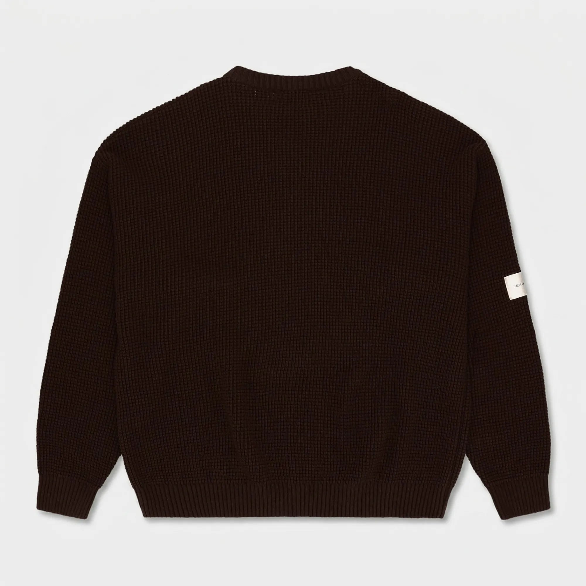 Arbor Antwerp Textured Knit Sweater Brown