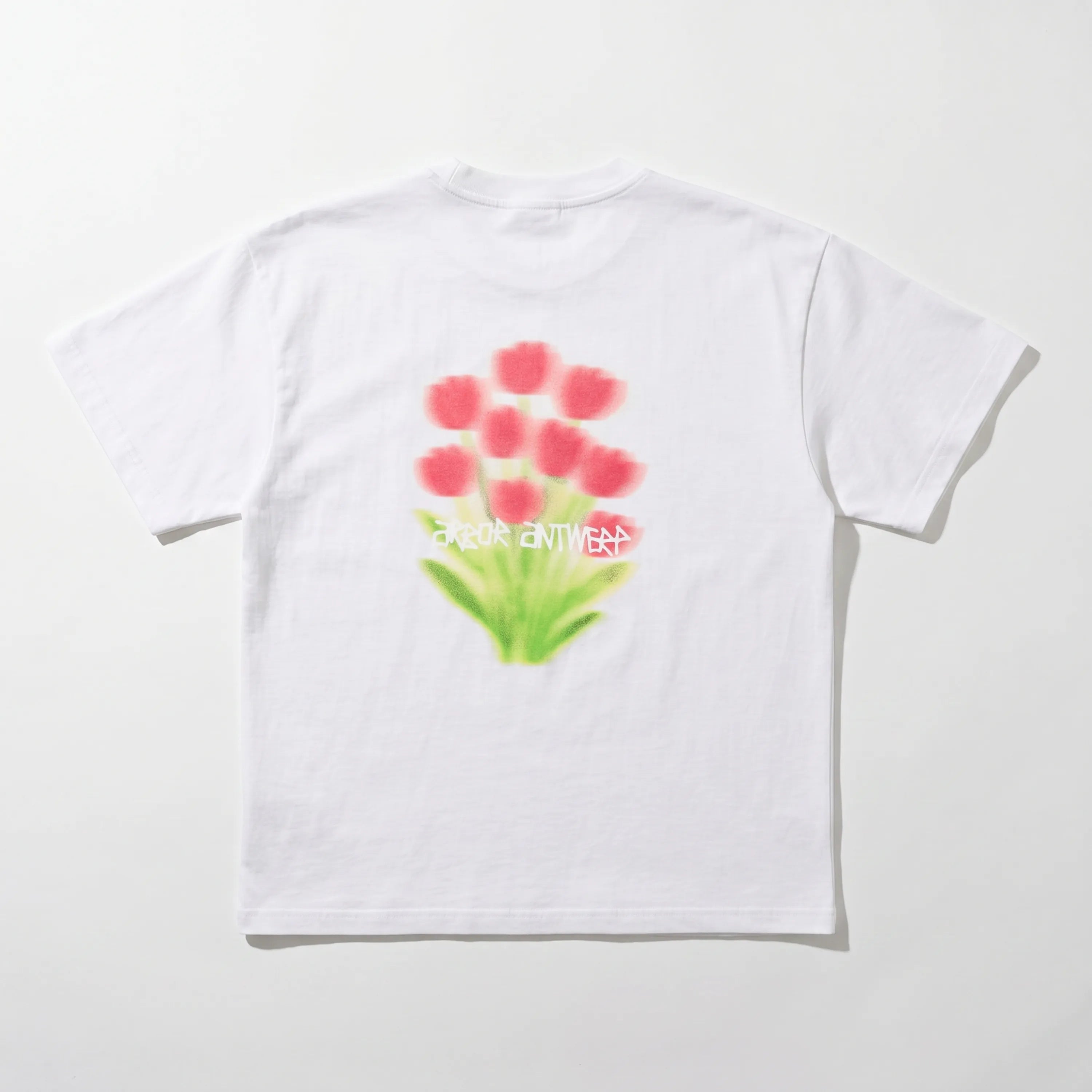 T-shirt blanc Arbor Antwerp Tulip Bloom
