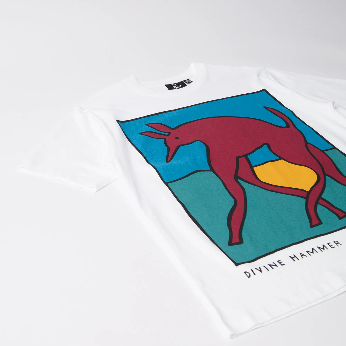 Parra Bear Dog Hammer White T-shirt