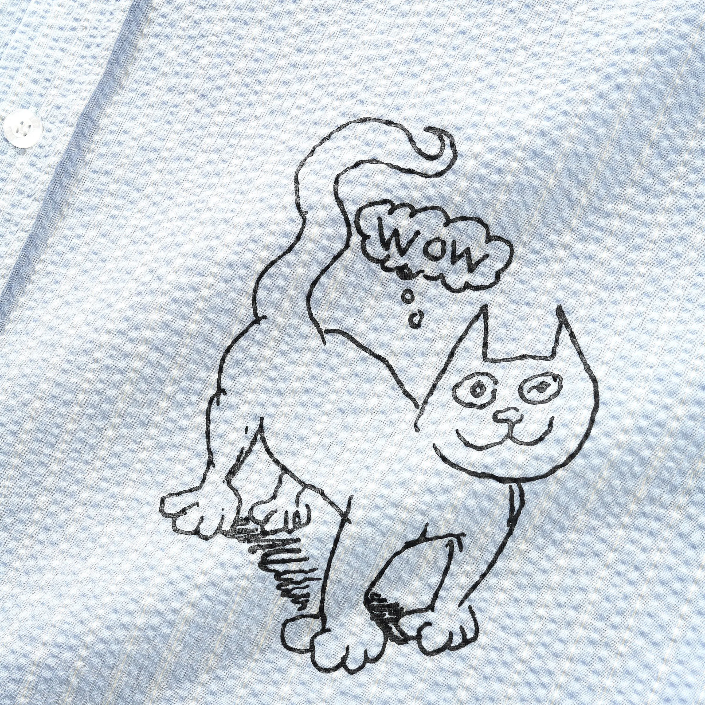 Butter Goods Daniel Johnston Alive Again Shirt Light Blue