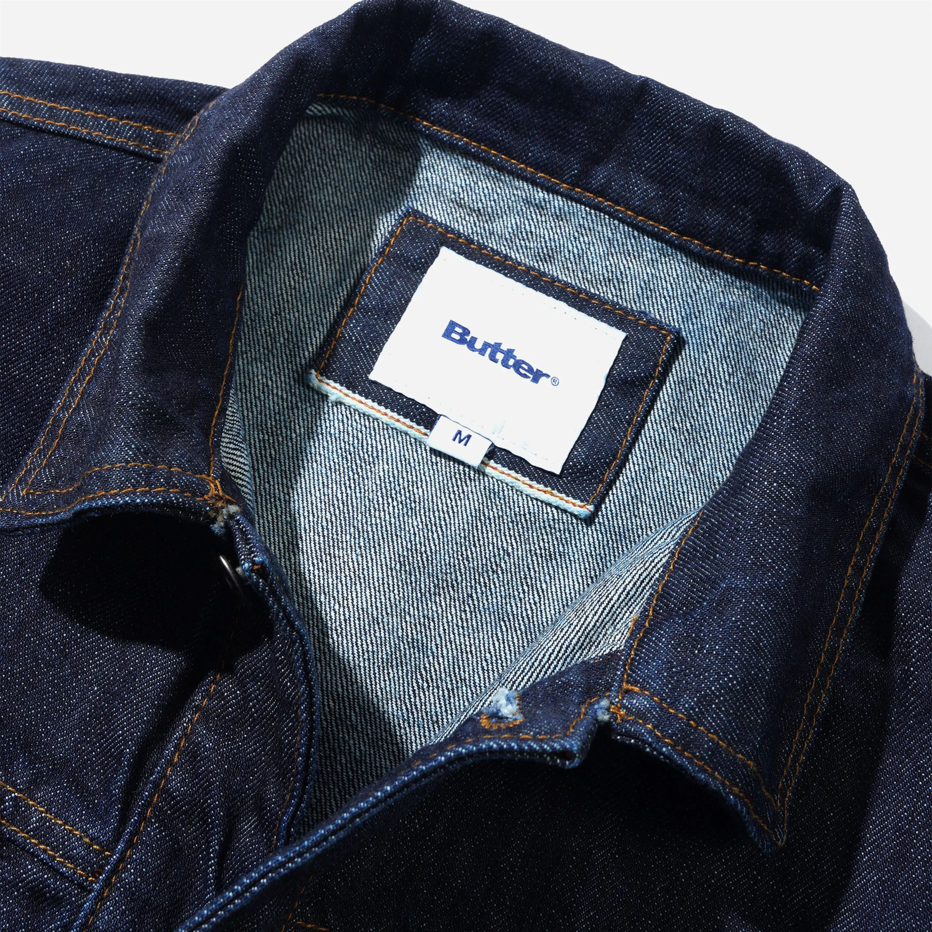Butter Goods Daniel Johnston Bull Selvedge Denim Jacket Raw Indigo