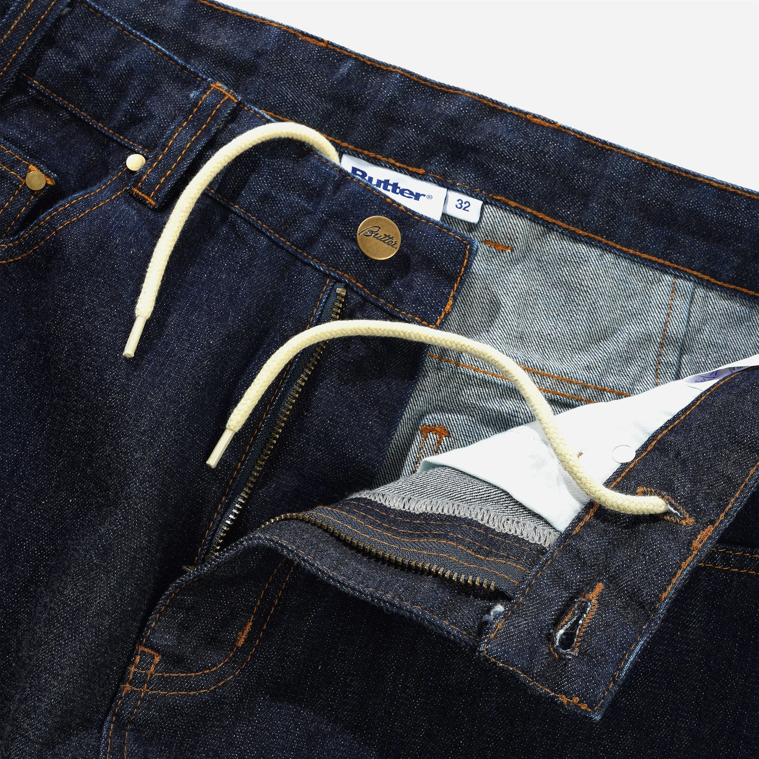 Butter Goods Daniel Johnston Bull Selvedge Denim Jeans Raw Indigo