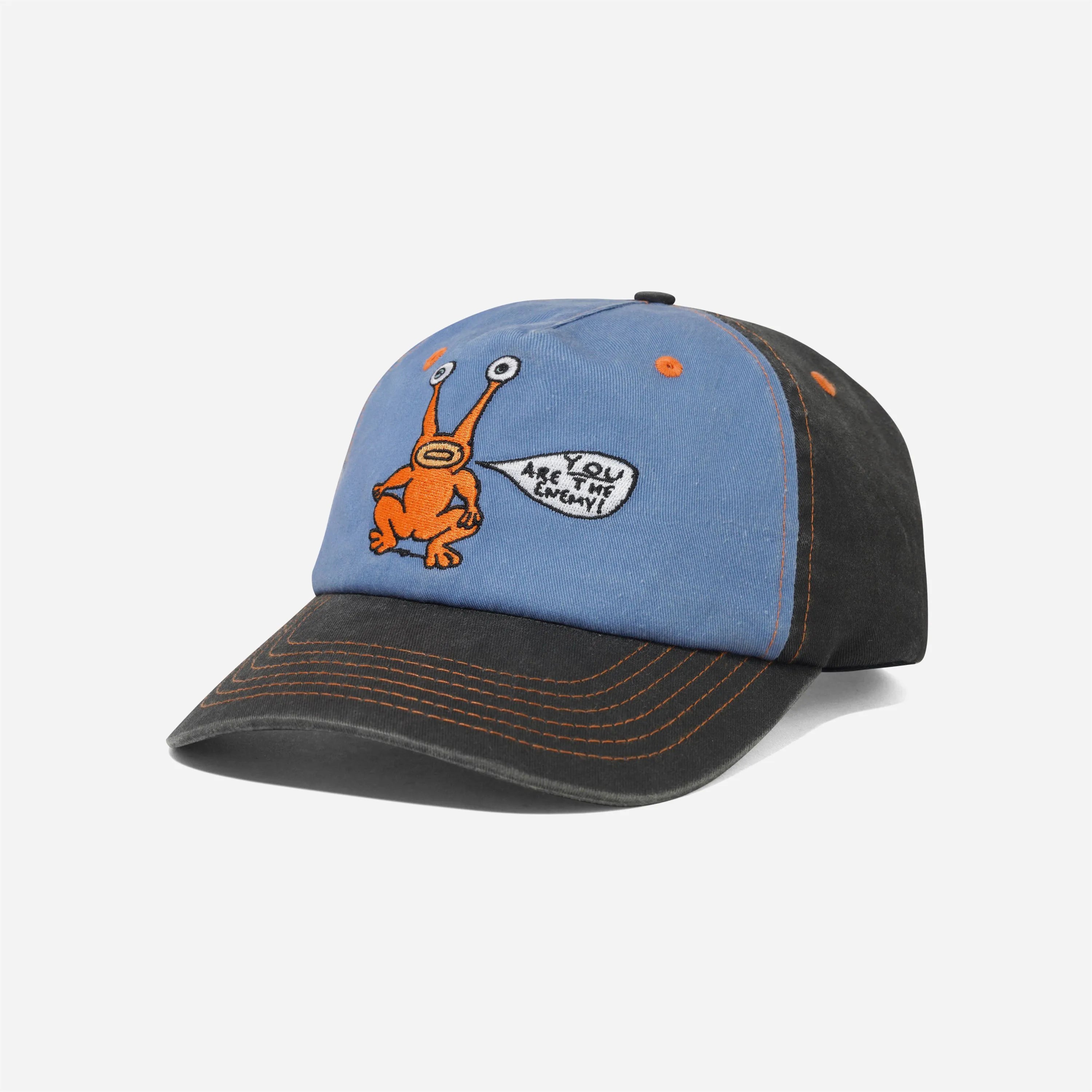 Butter Goods Daniel Johnston Enemy 5 Panel Cap Black Slate