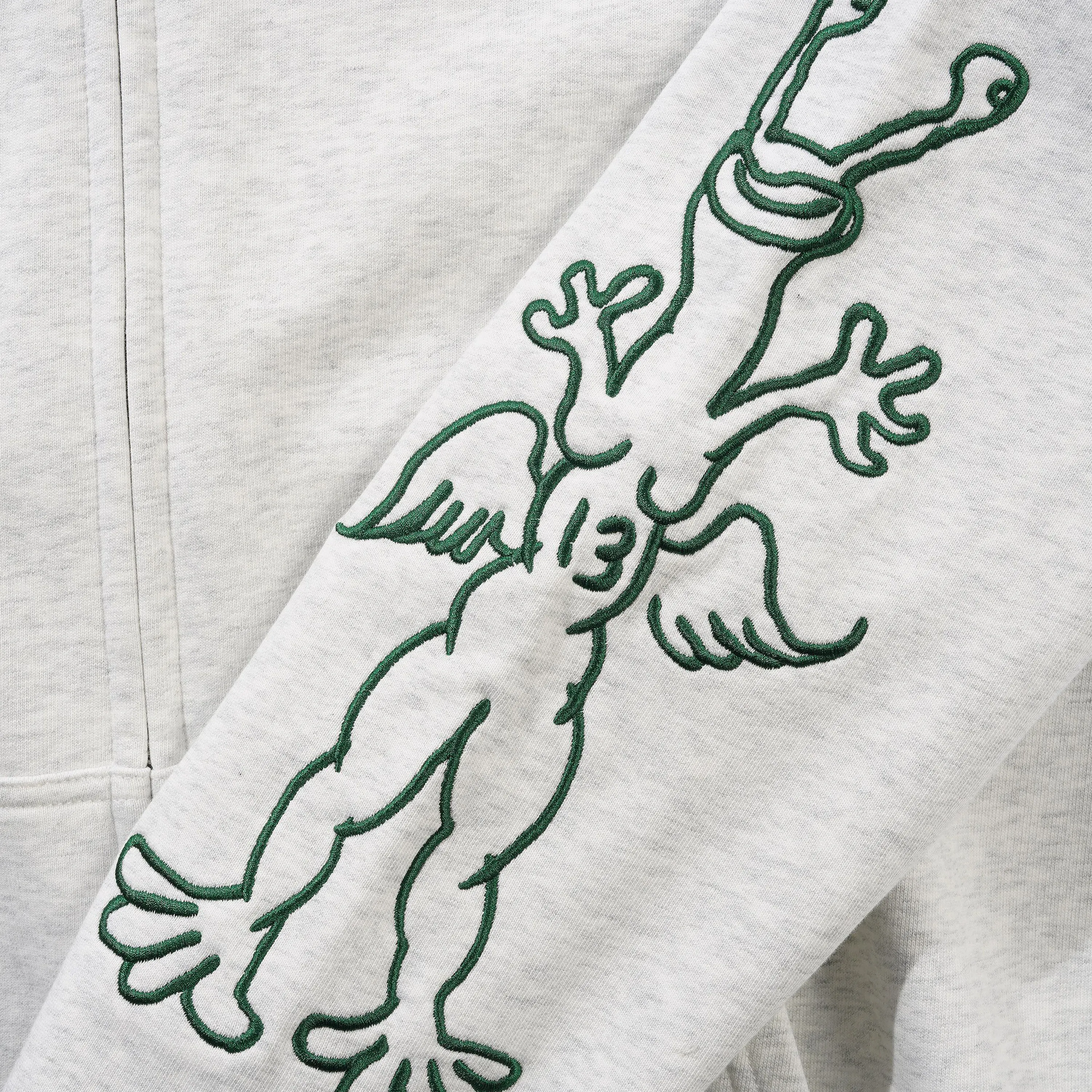 Butter Goods Daniel Johnston Thirteen Zip-Thru Hood Ash