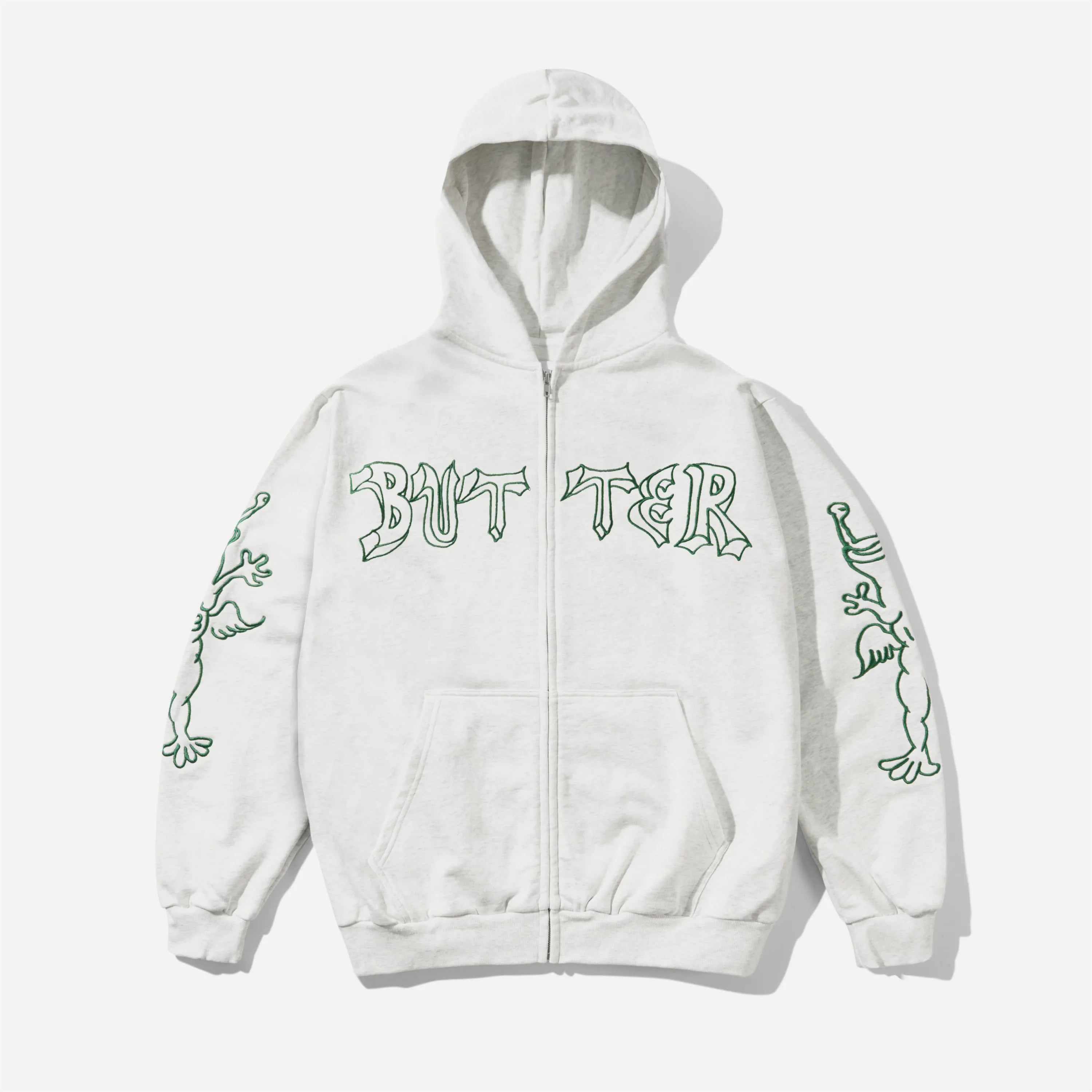 Butter Goods Daniel Johnston Thirteen Zip-Thru Hood Ash