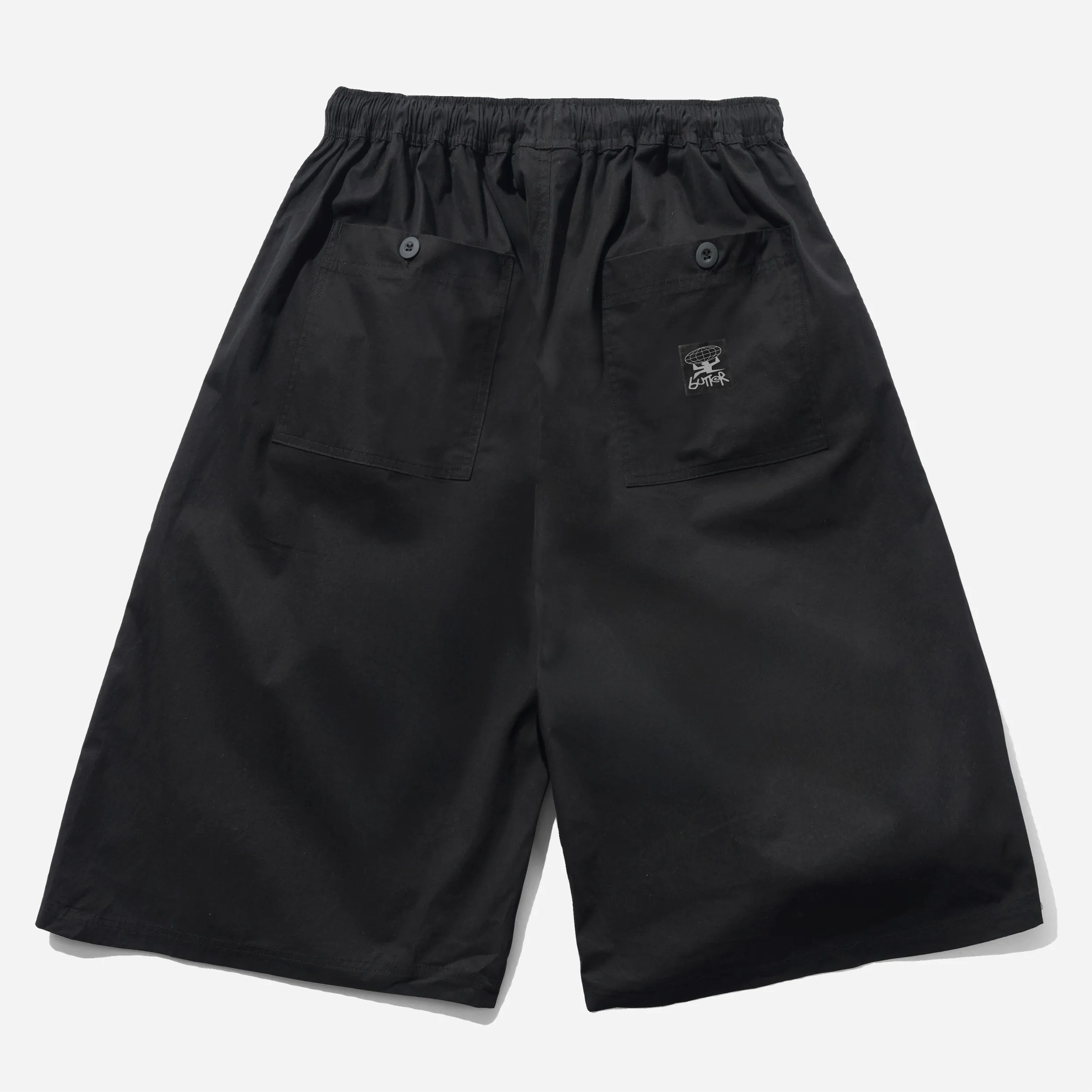 Short Loose Fit Butter Goods Black