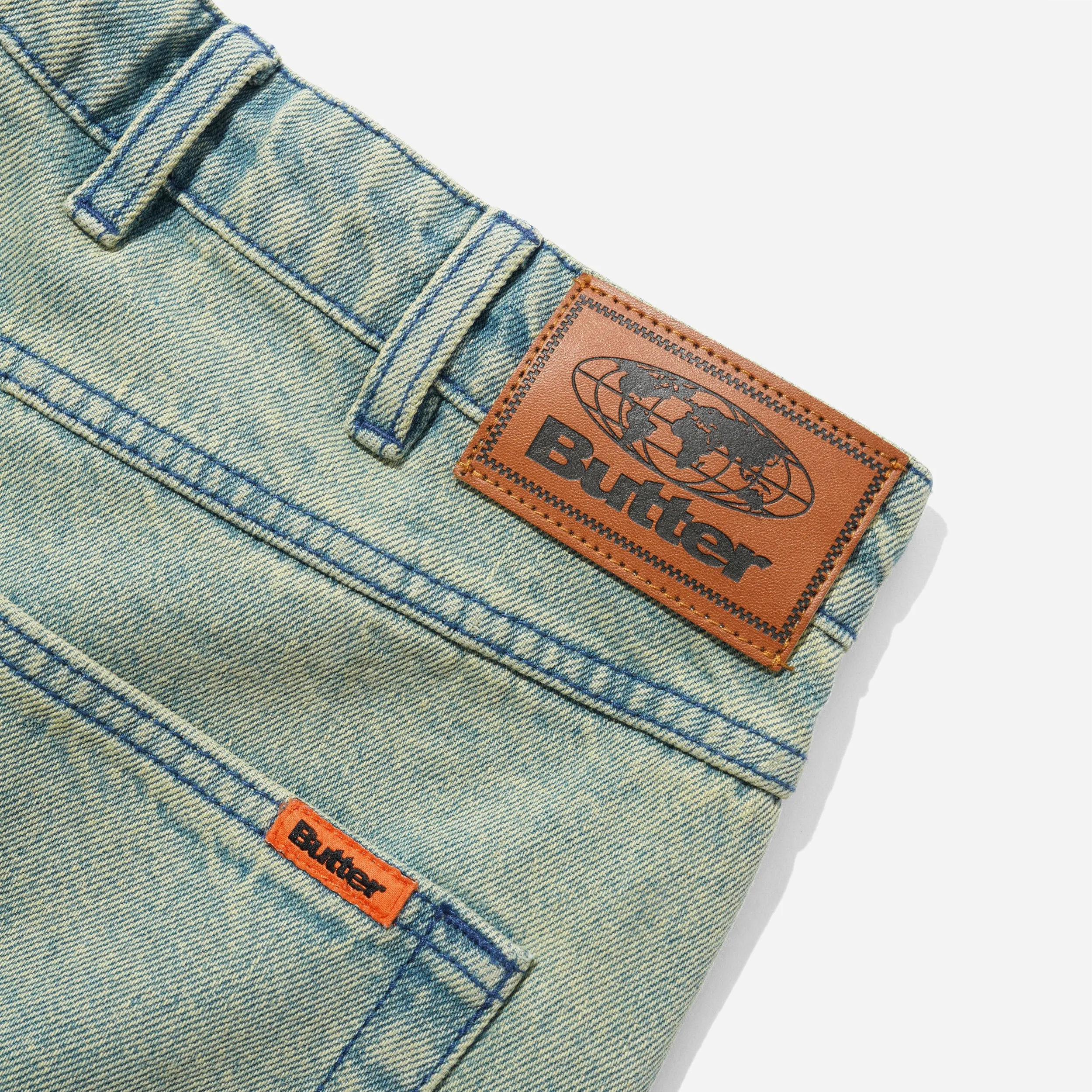 Jeans Butter Goods Relaxed Denim Sunfade Blue | Streetwear Premium