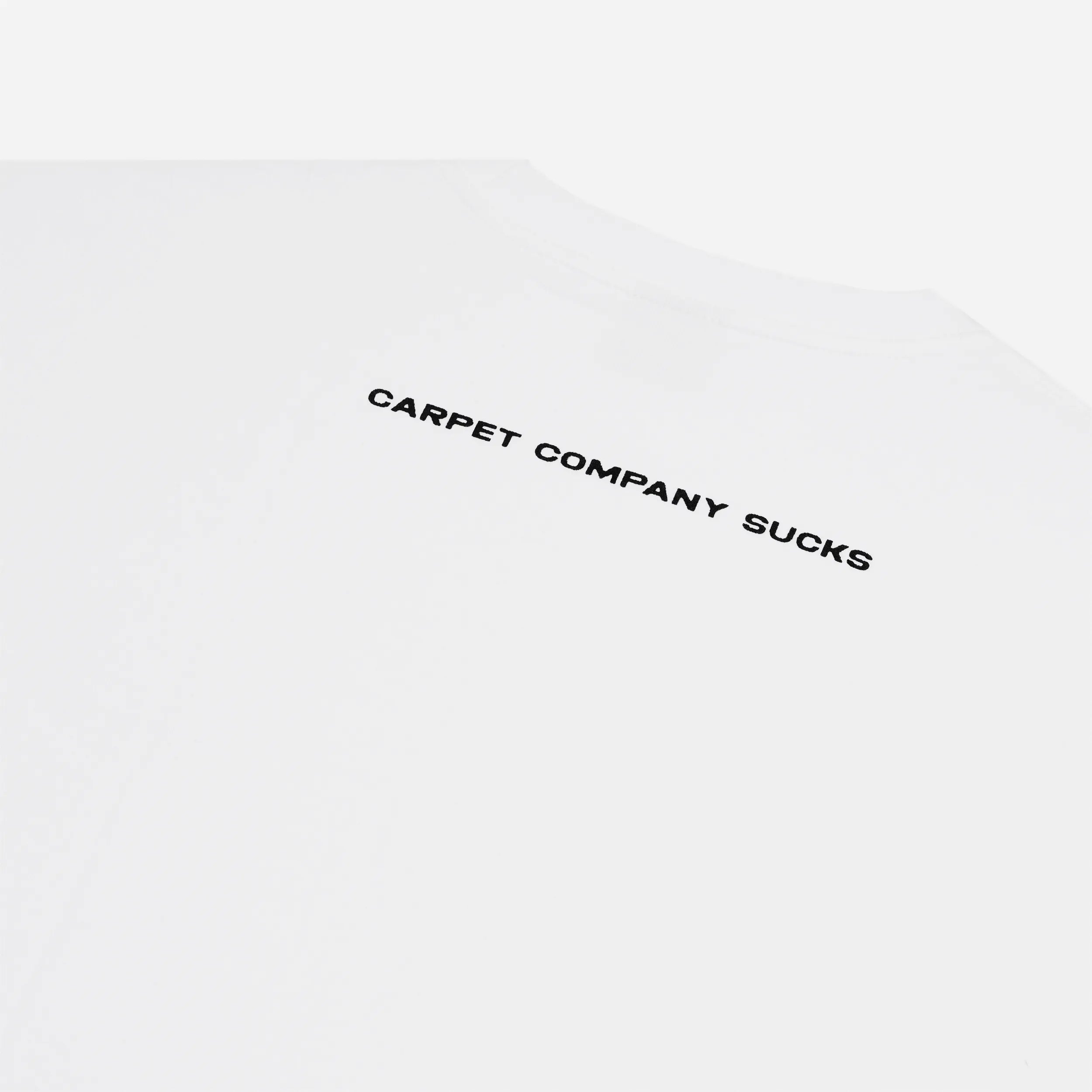 T Shirt Carpet Company Arabic Blanc