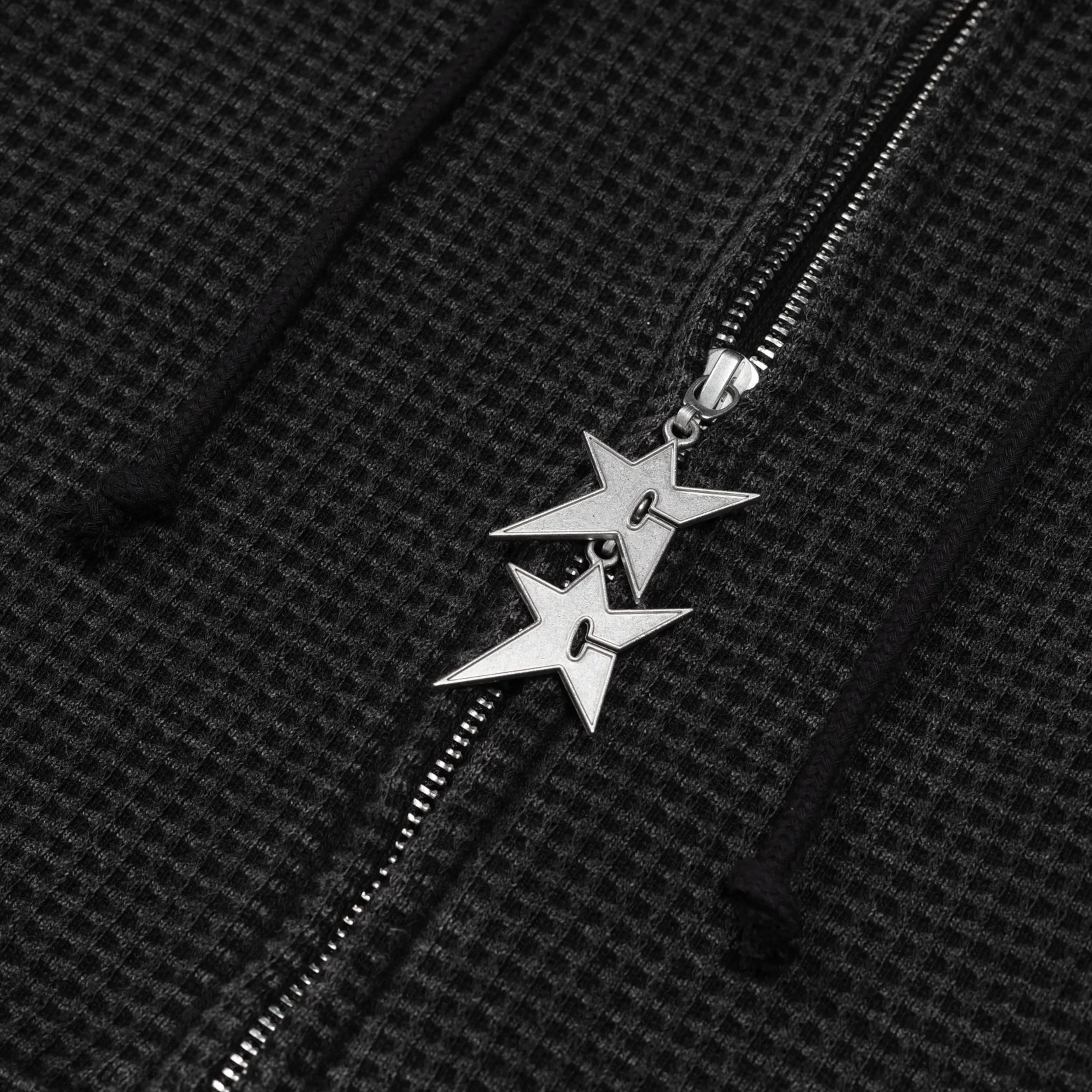 Carpet Company C-Star Double Thermal Zip-Hoodie Black