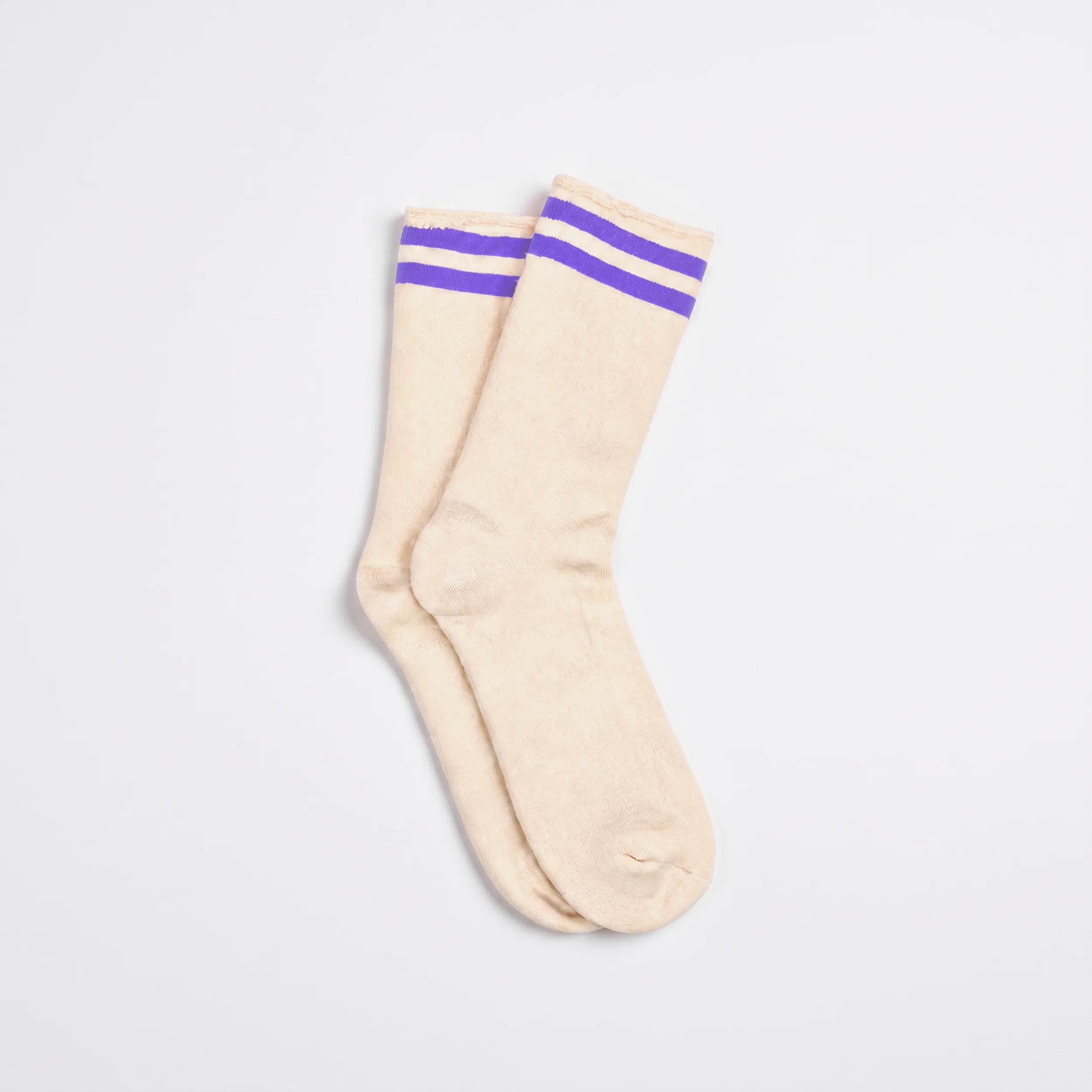 Chaussettes Gros Coton Violet