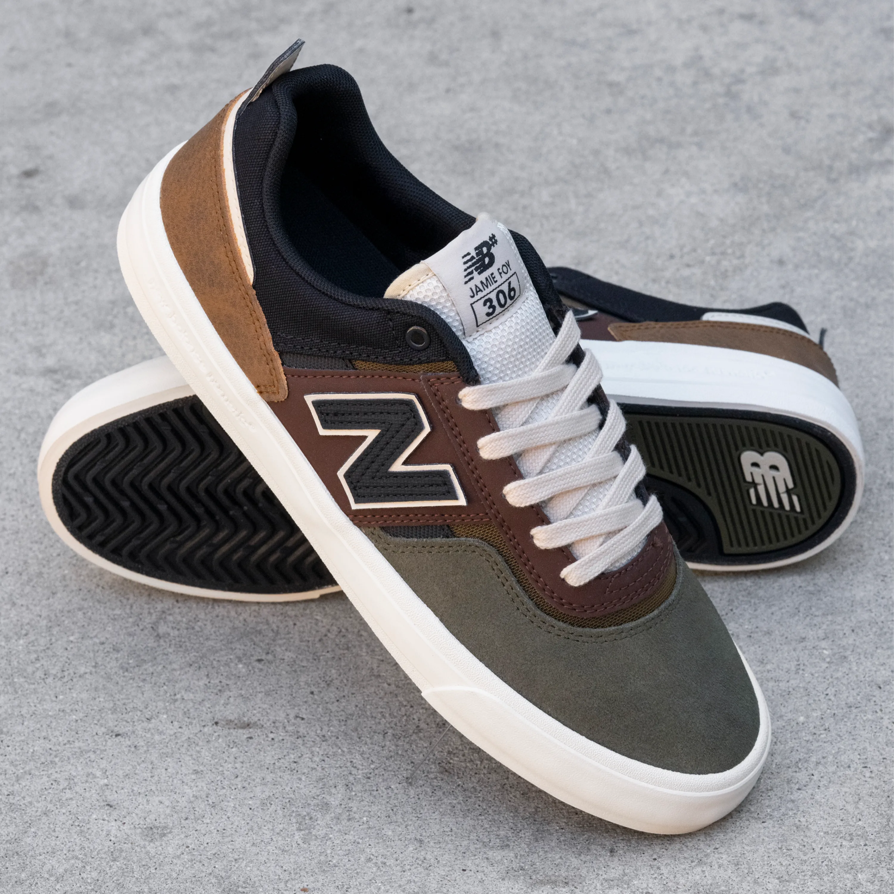 Chaussures New Balance Numeric Jamie Foy 306 Pumpernickel Black