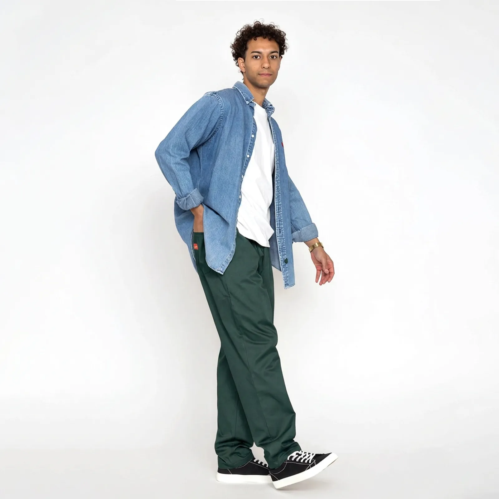 Pantalon Cookman Chef Pants Dark Green
