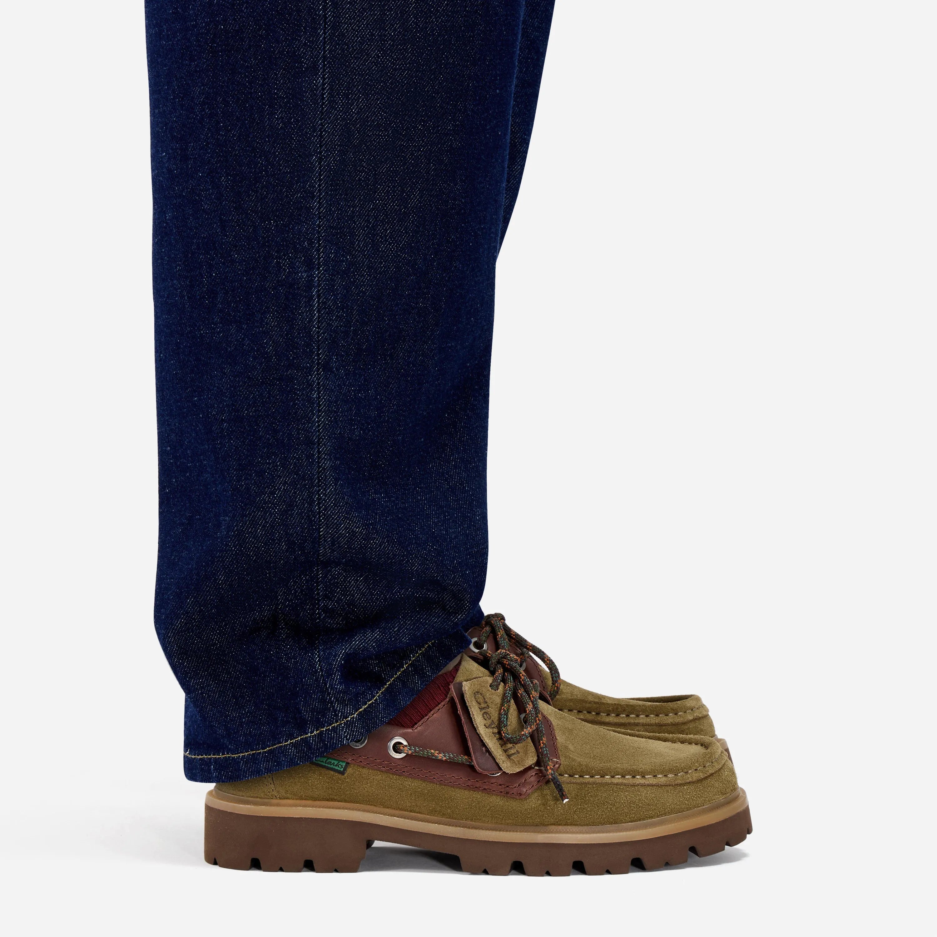 Chaussures Bateau Clarks - Cleyhill Olive / Burgundy