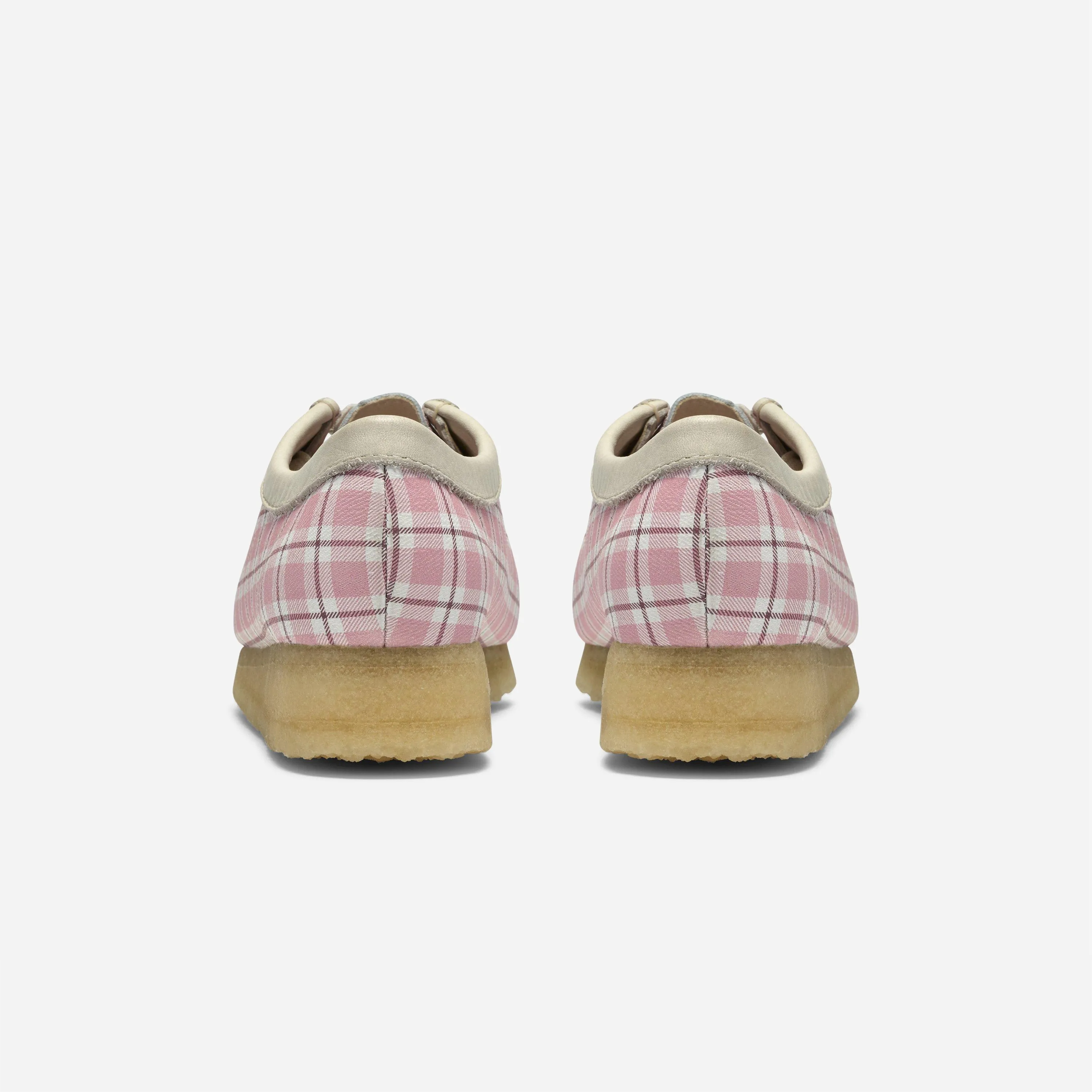 Clarks Originals Women's Wallabee Pink Check