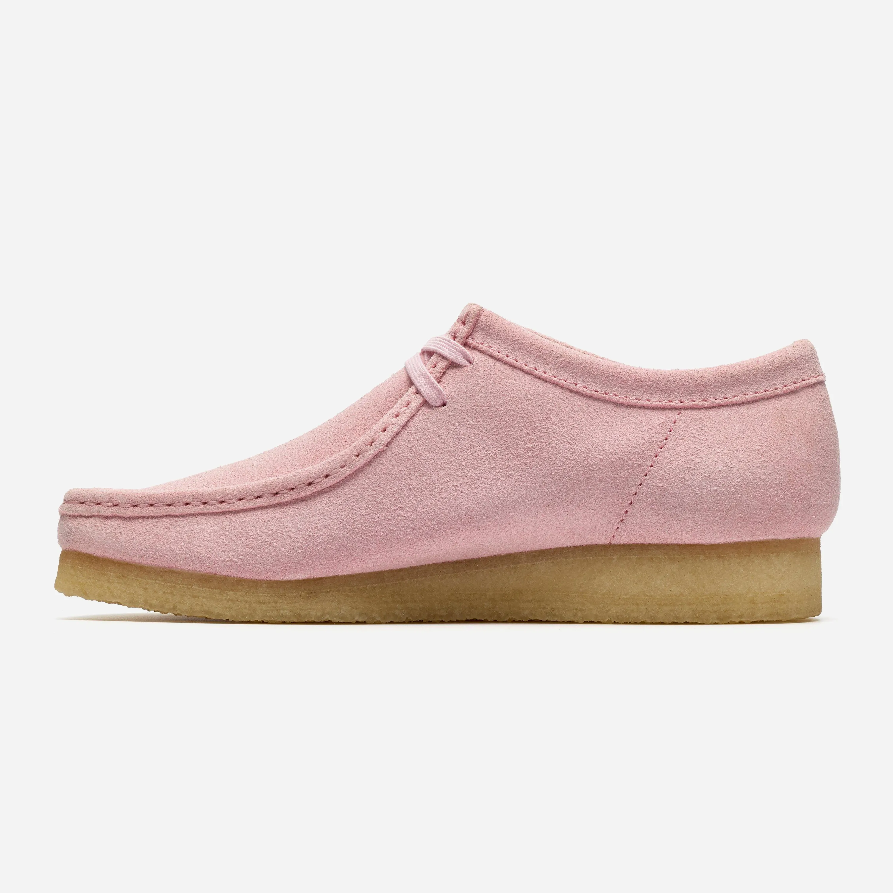 Chaussures Homme Clarks Originals - Wallabee Men Light Pink Suede