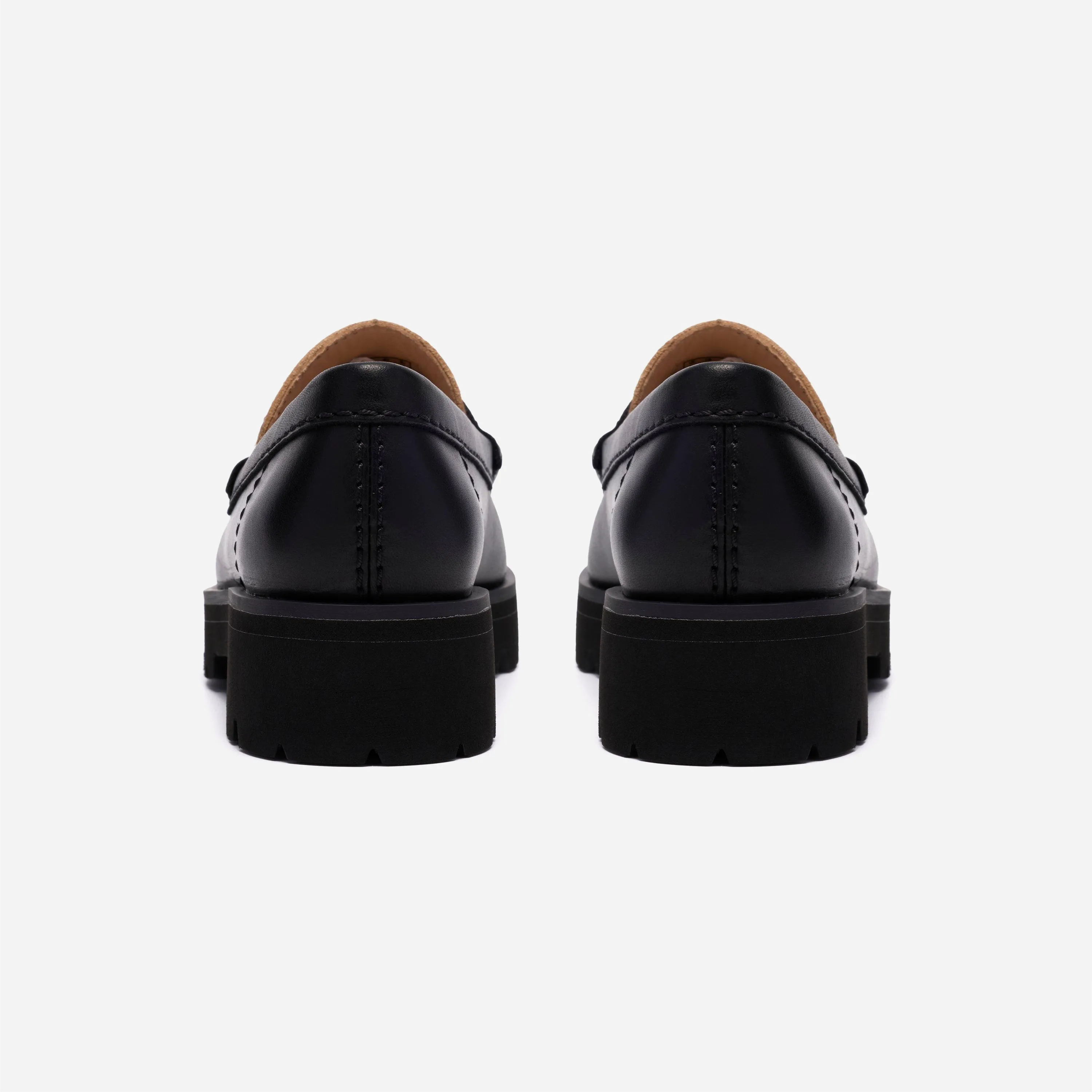 Chaussures Clarks Originals Yukoner Penny Femme - Black Combi Leather