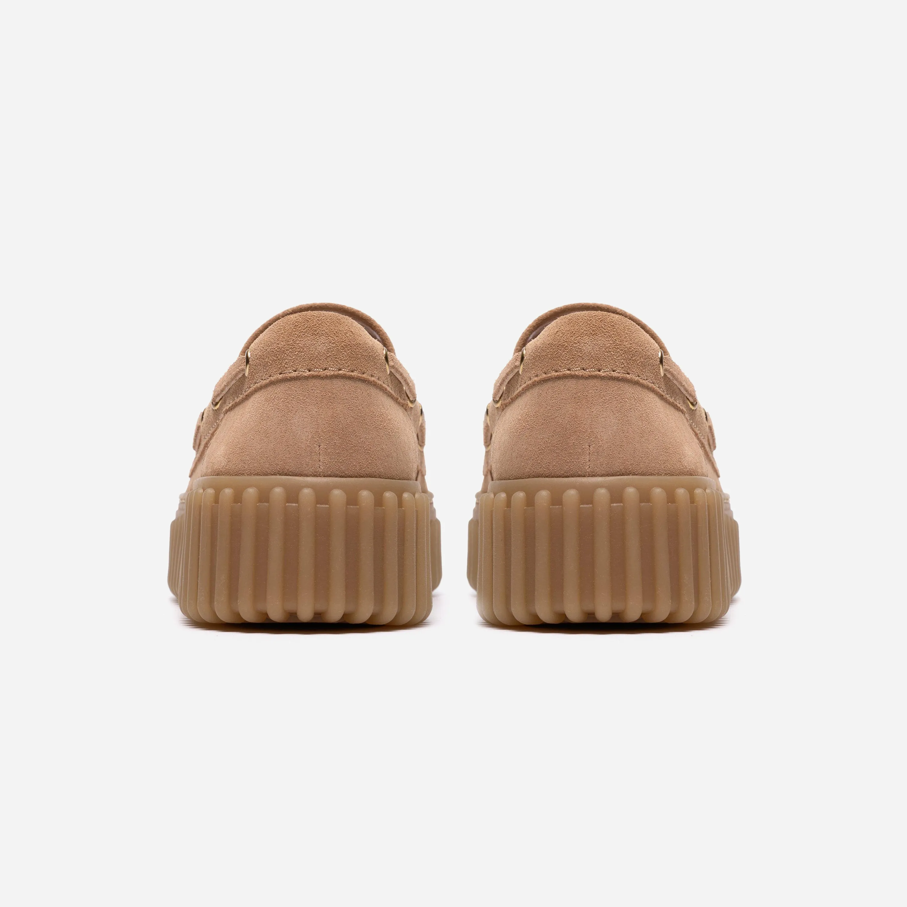 Chaussures Femme Bateau Clarks - Torhill Boat Beige Suede