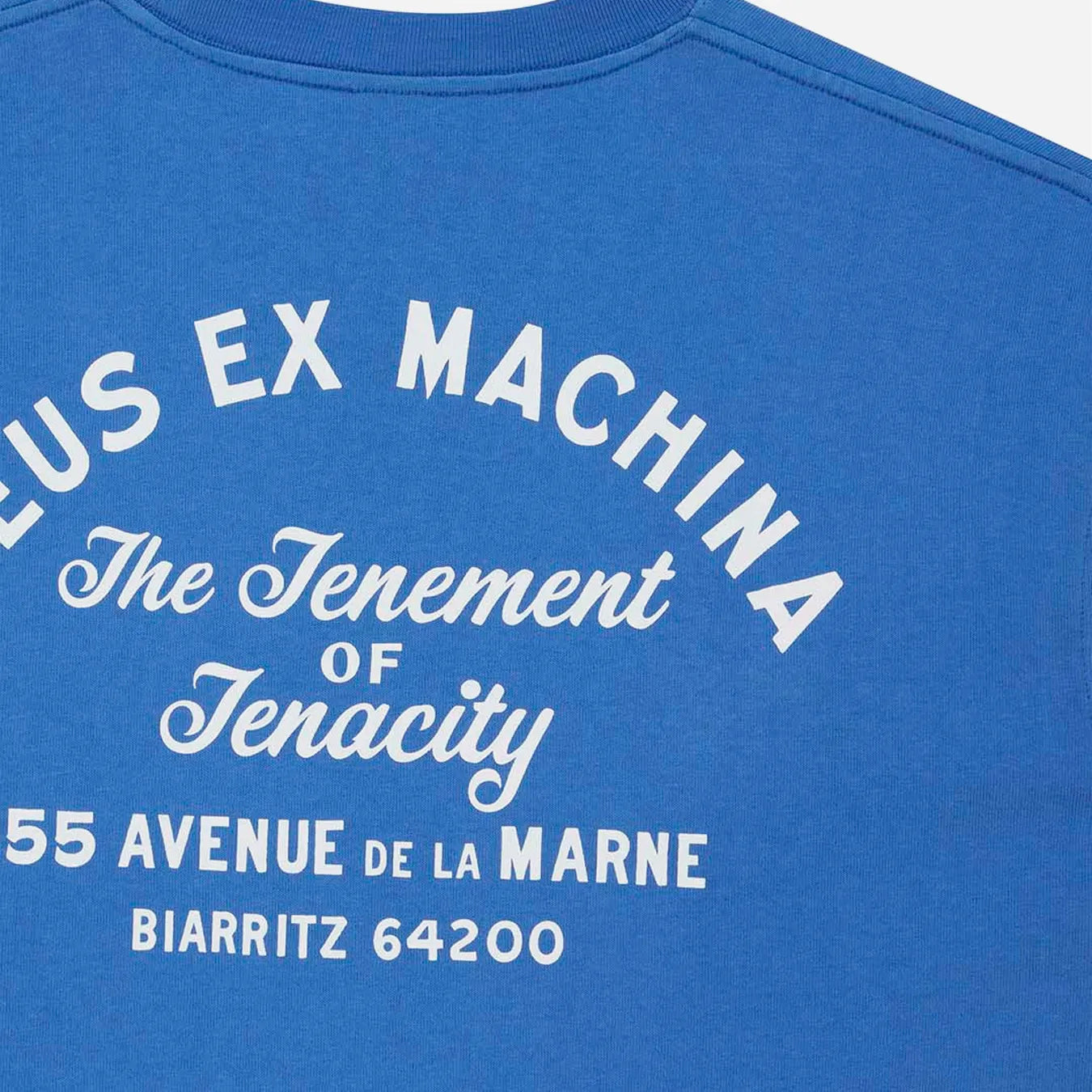 Deus Ex Machina Biarritz Sign Tee Daphne Blue T-Shirt
