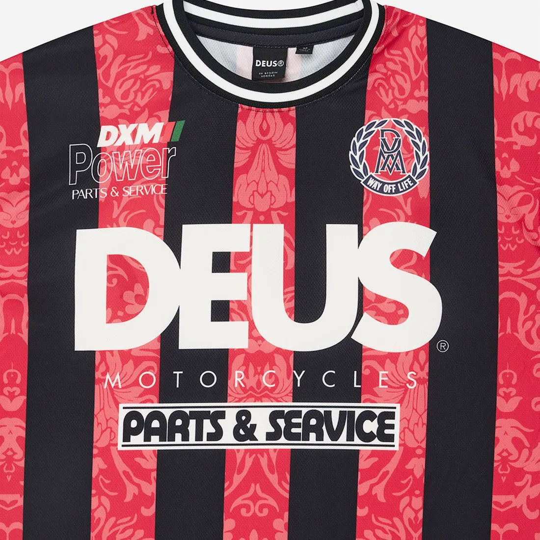 Maillot Deus Ex Machina - Nouveau Moto Tee Fiery Red