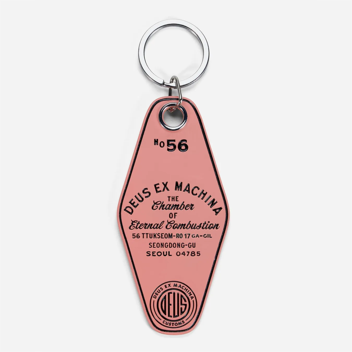 Porte Cles Deus Ex Machina Seoul Key Tag Lobster Bisque Pink