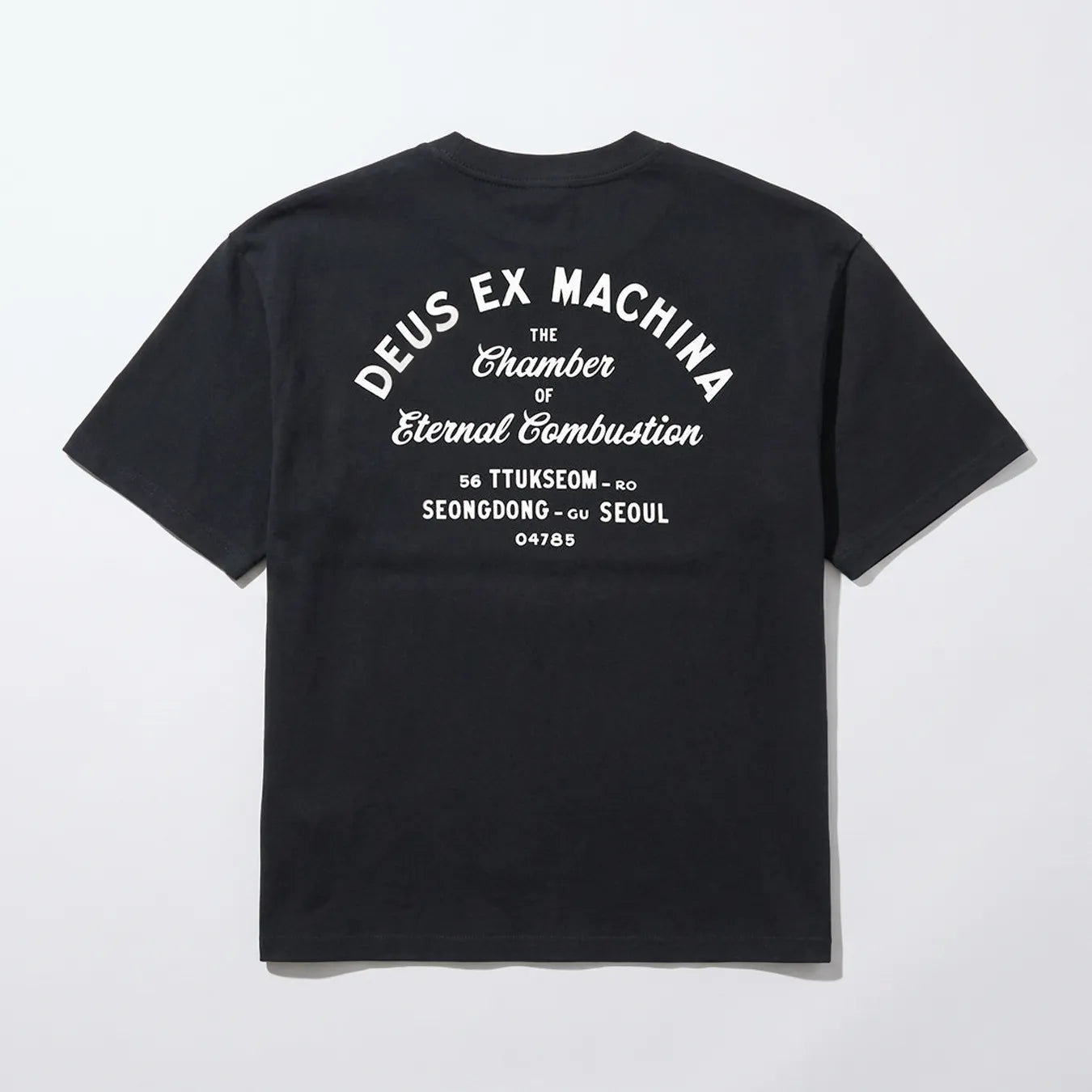 T-shirt Deus Ex Machina Seoul Sign Tee Noir