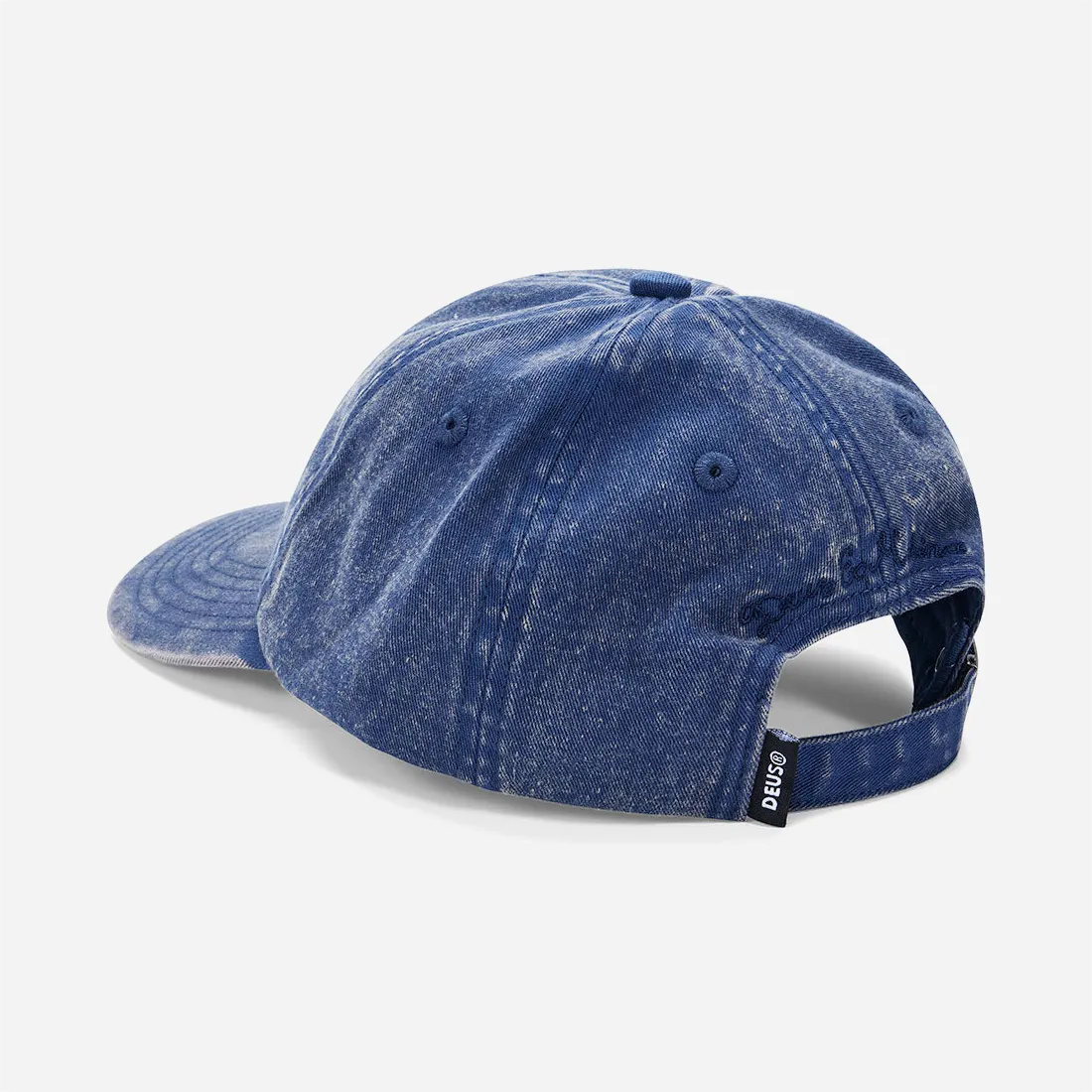 Deus Ex Machina - Shield Garment Dyed Dad Cap - Mechanic Blue