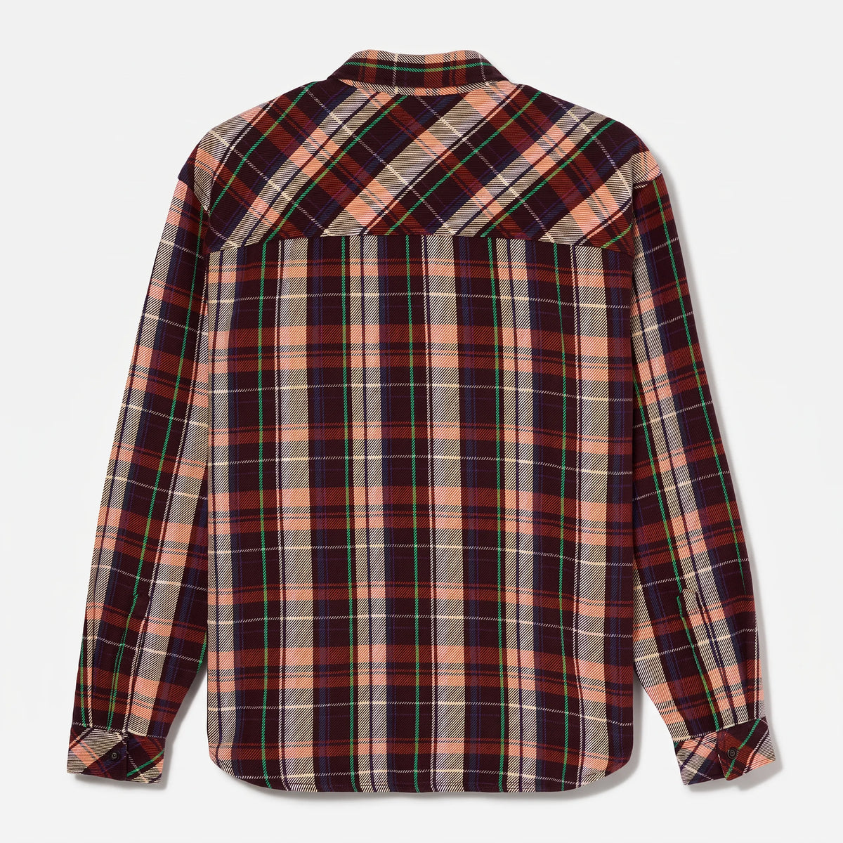 lement x Millet MXE Plaid Flannel Shirt in Flame Hueco Plaid