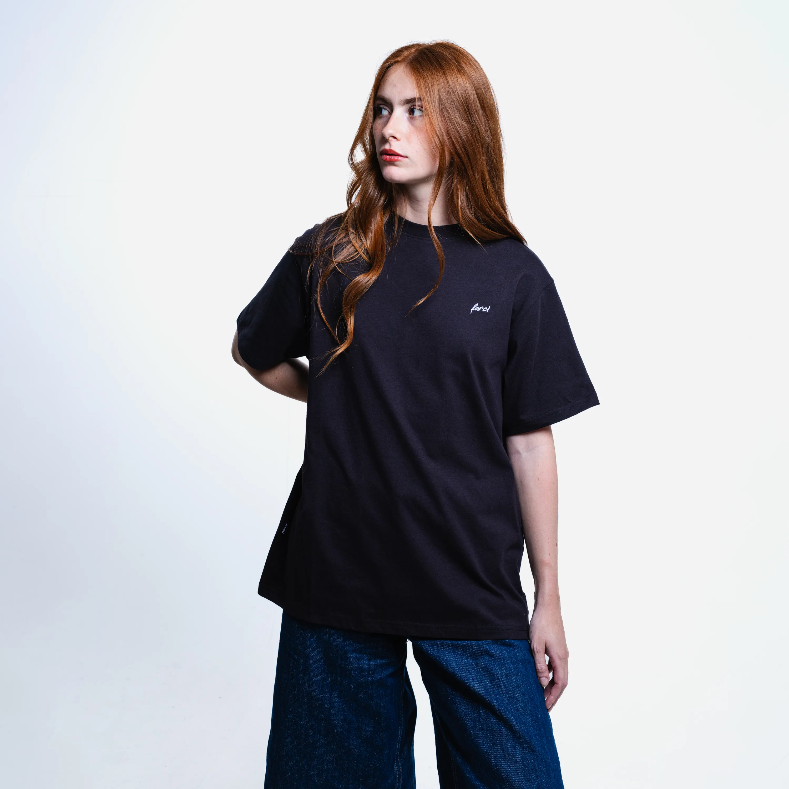 T-shirt Farci Studio Half Black
