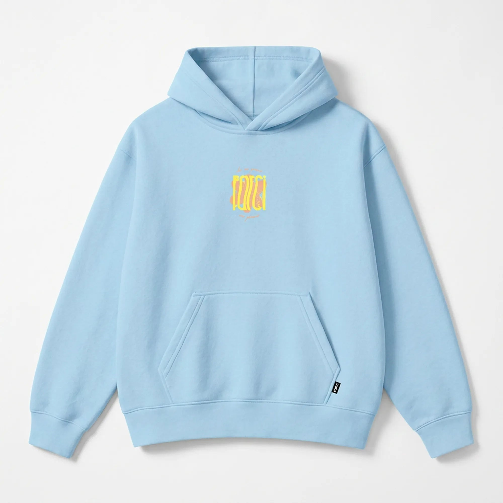 Hoodie Farci Studio Piano bleu ciel