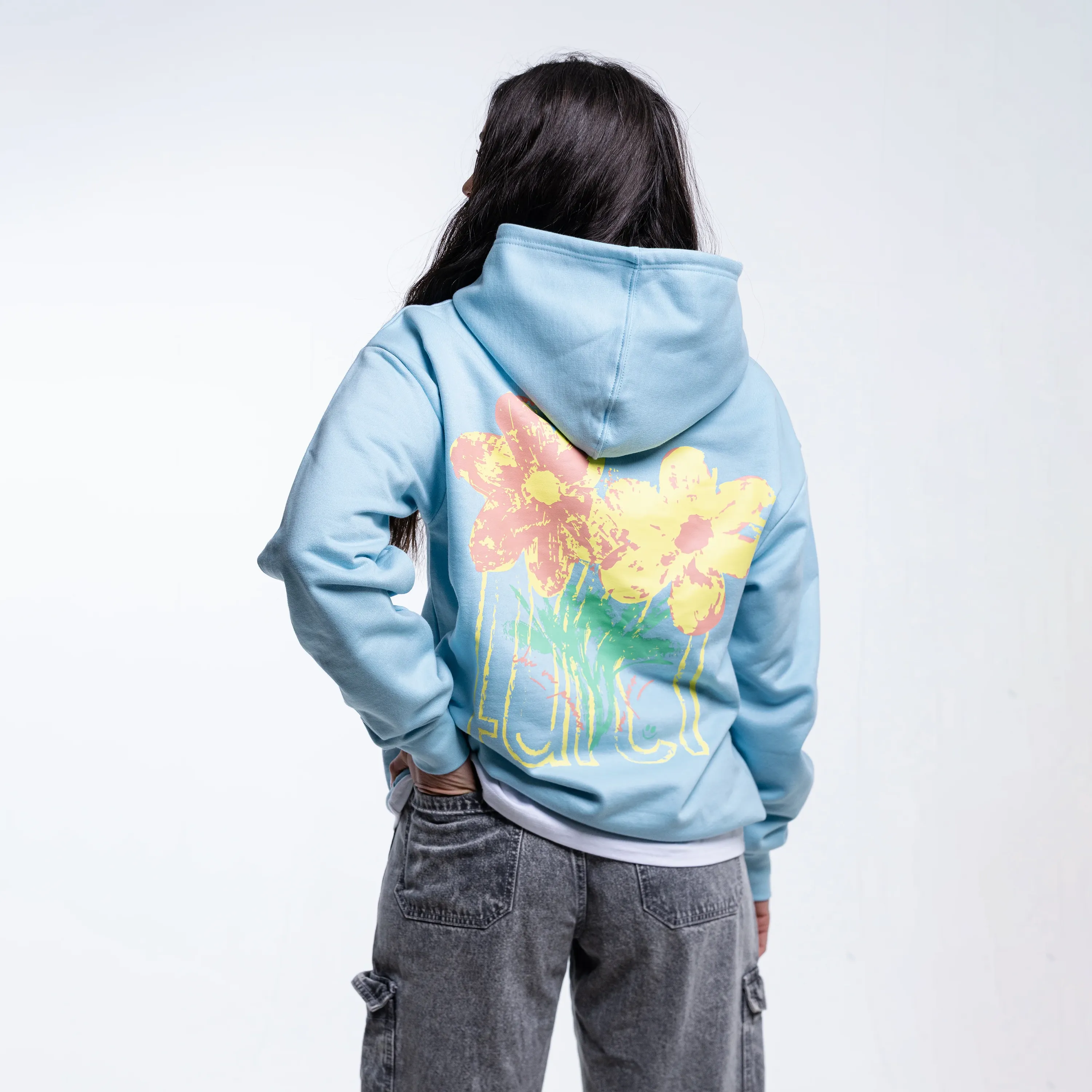 Farci Studio Piano Hoodie sky blue