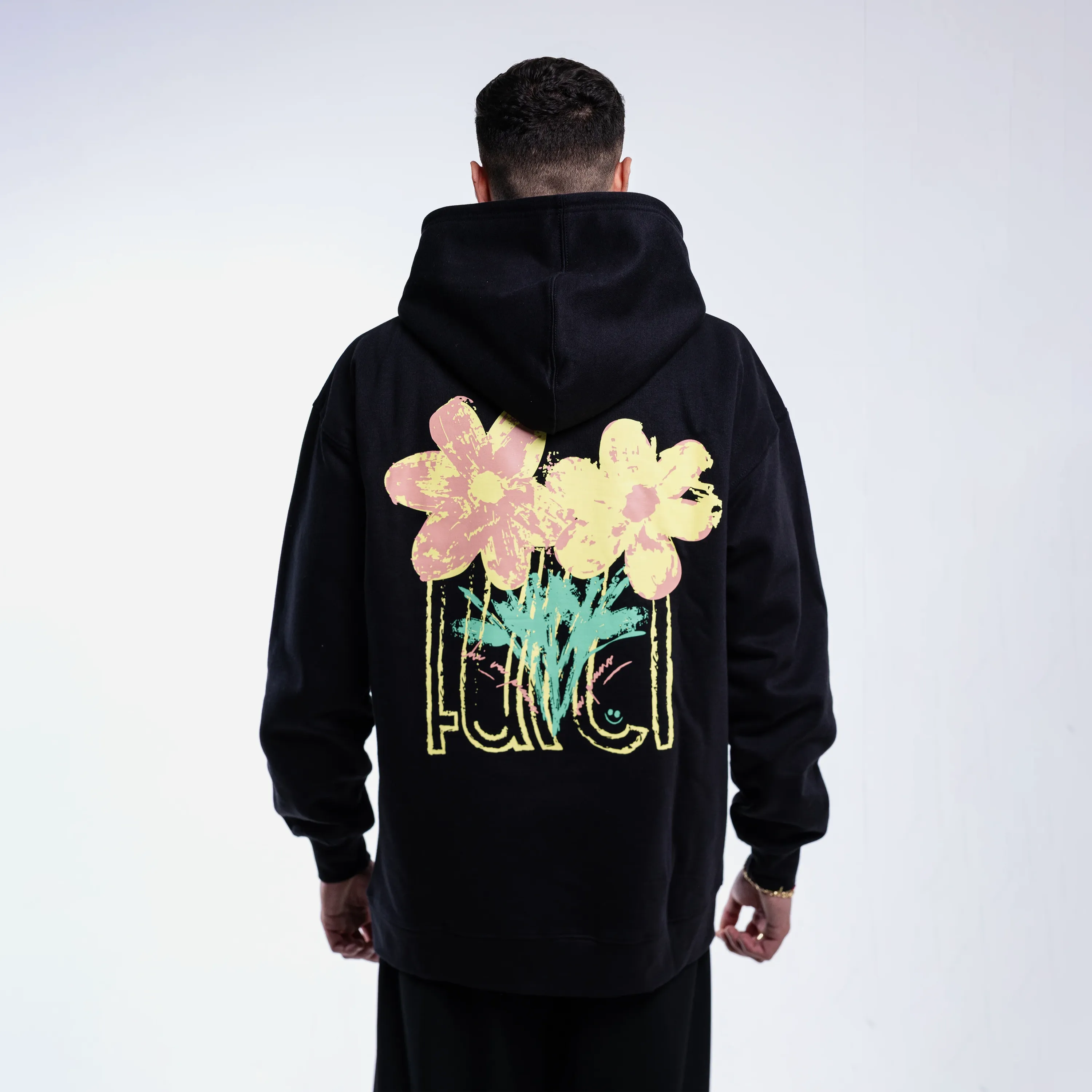 Zip hoodie Farci Studio Piano noir